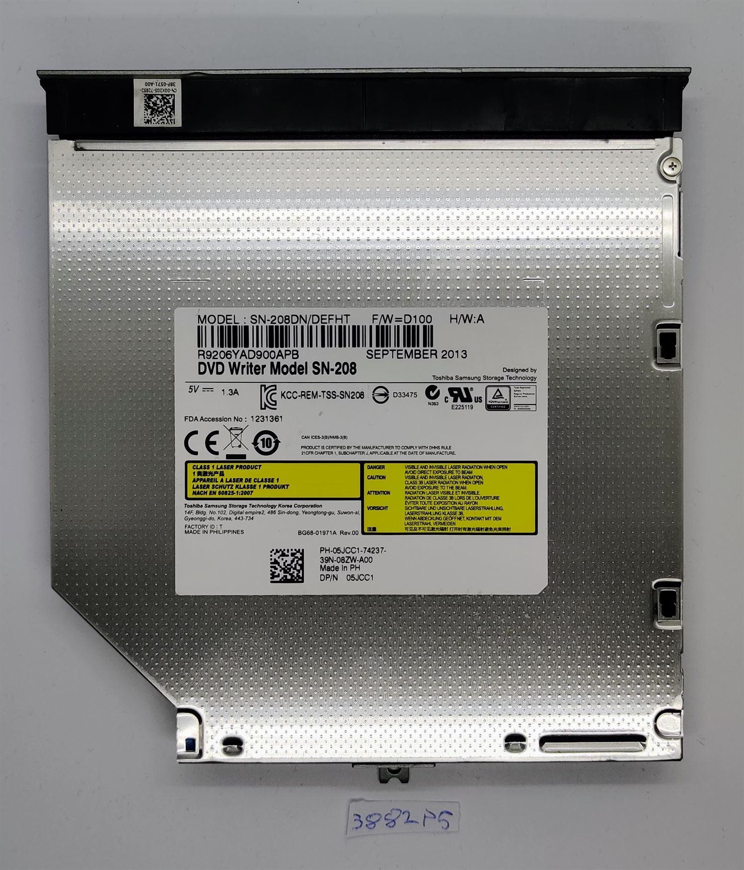 Original Dell e5530 Laptop DVD-RW-Laufwerk SN-208 - 05JCC1