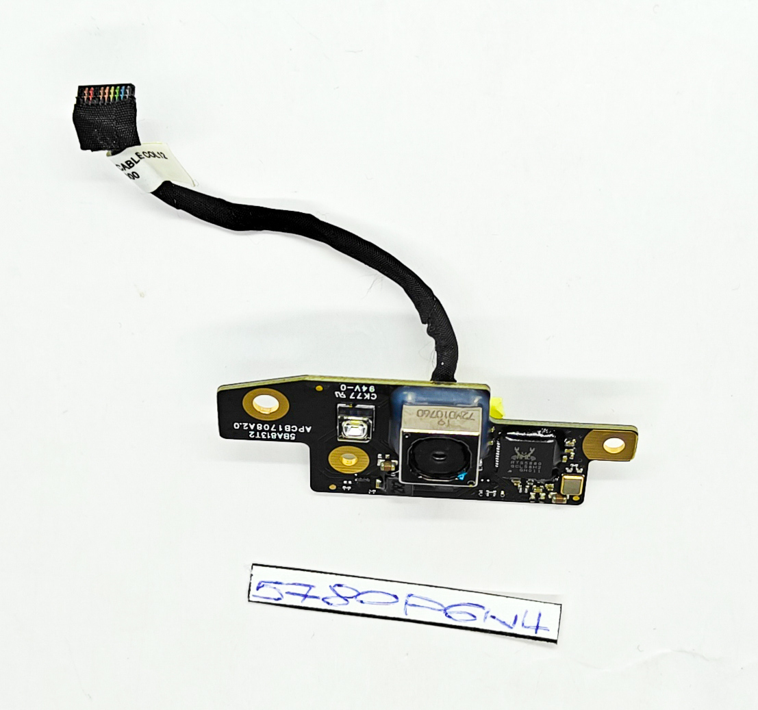 Original Dell Latitude 12 7214 Rugged Laptop Rückkamera + Kabel 9GW8P