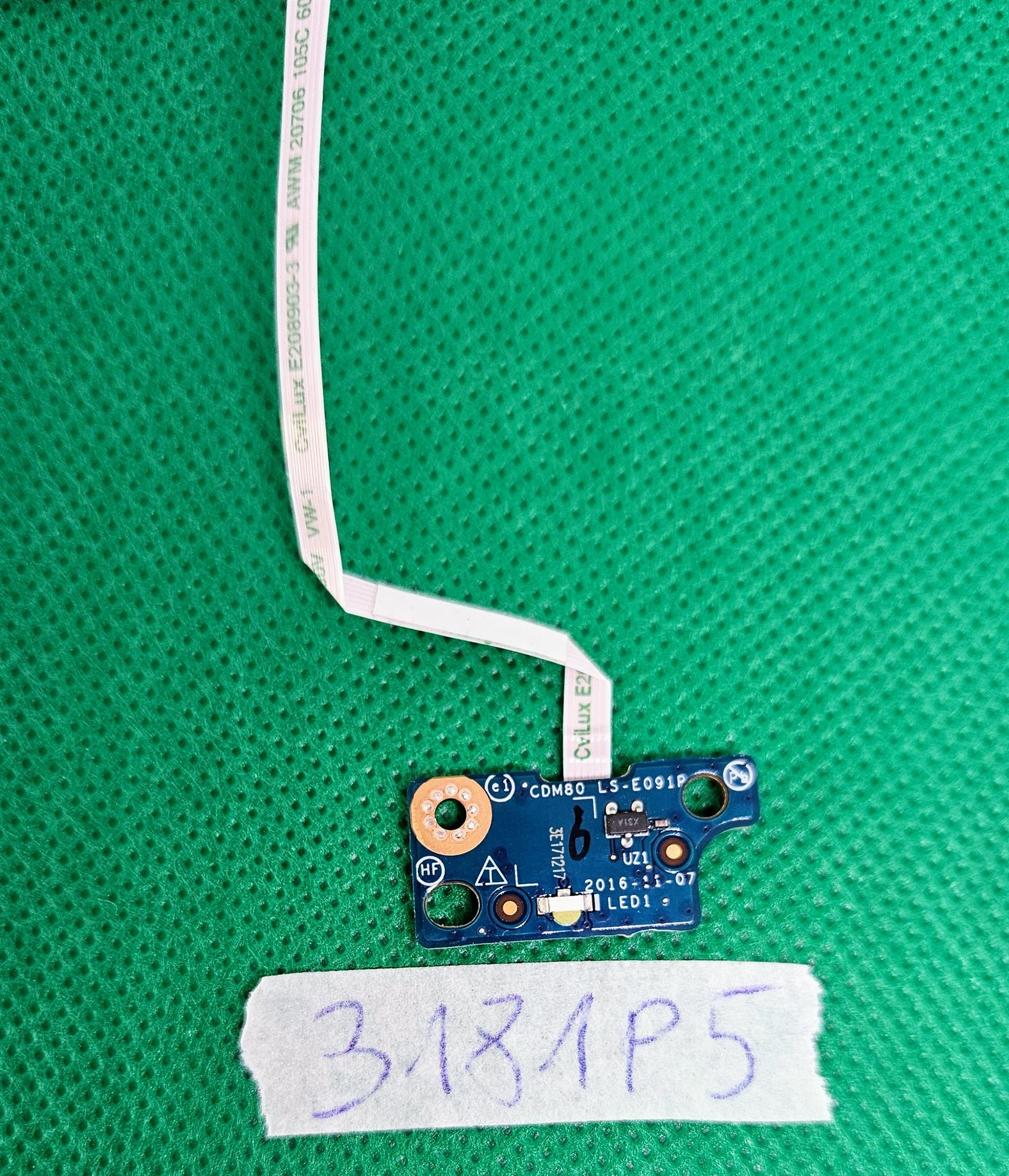 Original Dell Latitude 5580 Precision 3520 Status-LED-Anzeigeplatine LS-E091P - Laptop-Teile