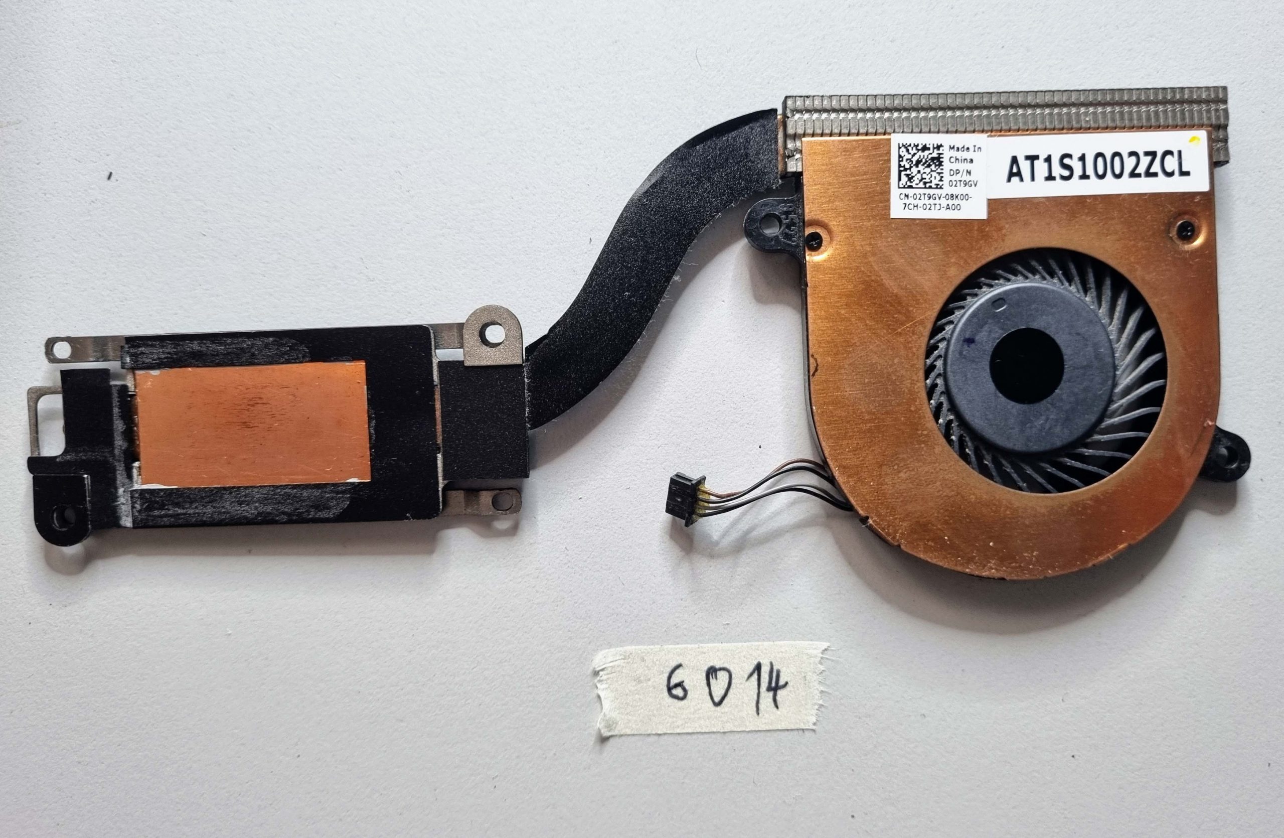 Original Dell Latitude 7480 7490 Laptop-Teile | CPU-Kühler, Kühlkörper und Lüfterbaugruppe 2T9GV 02T9GV