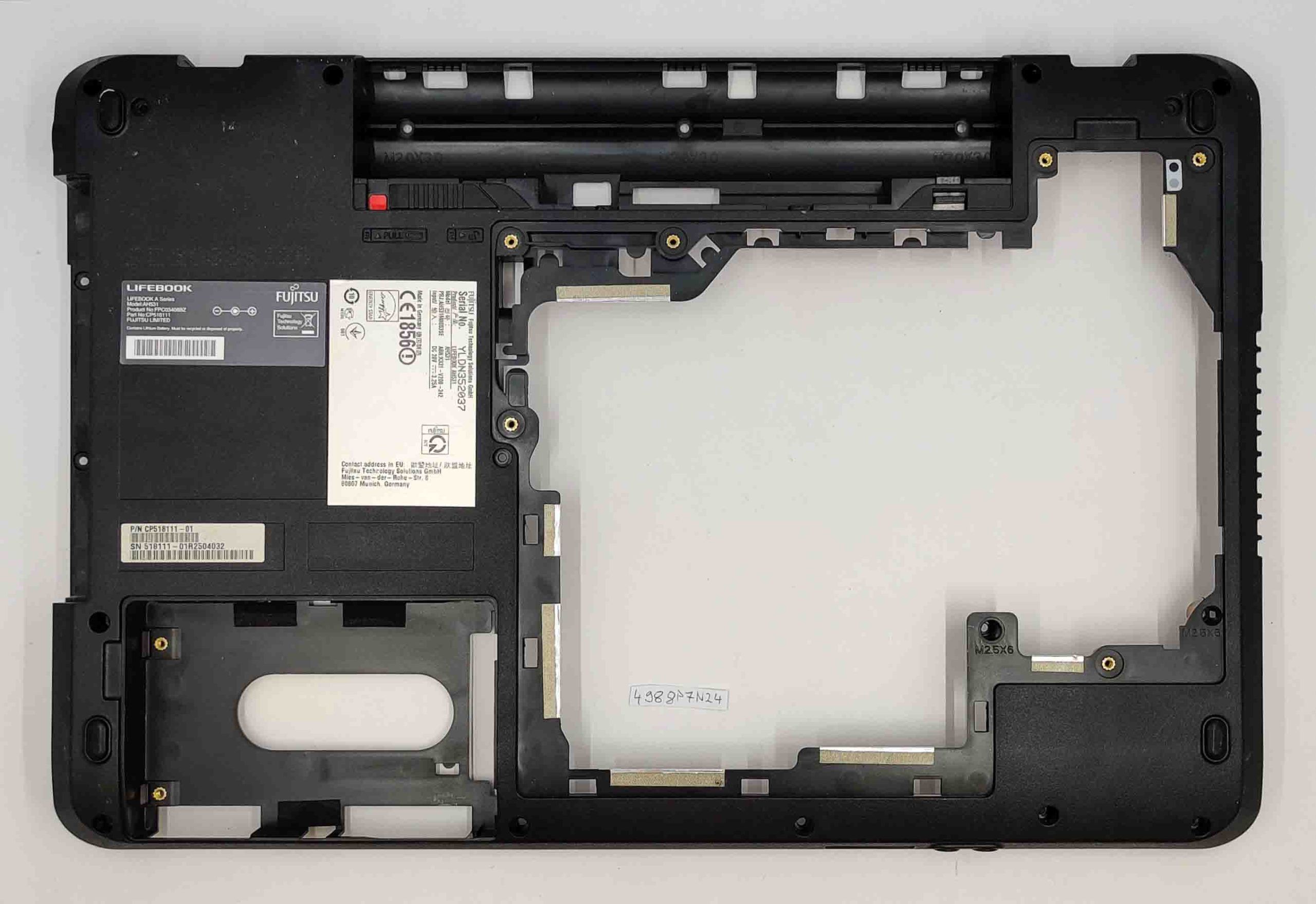 Original Fujitsu LifeBook AH531 CP518111-01 MainBoard-Untergehäuse