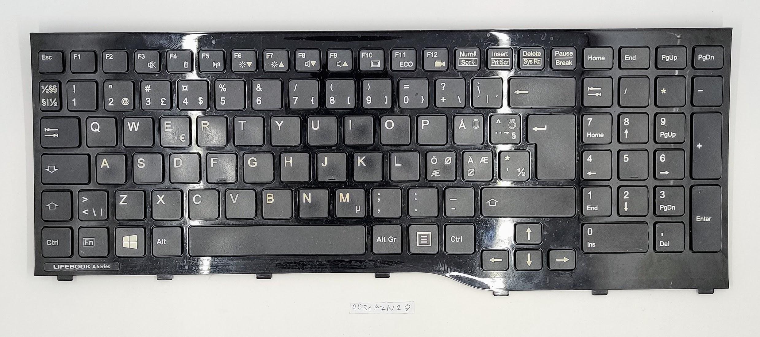 Echte Fujitsu Lifebook AH552 Original Tastatur Nordic Layout CP581752-01 Laptop Teile