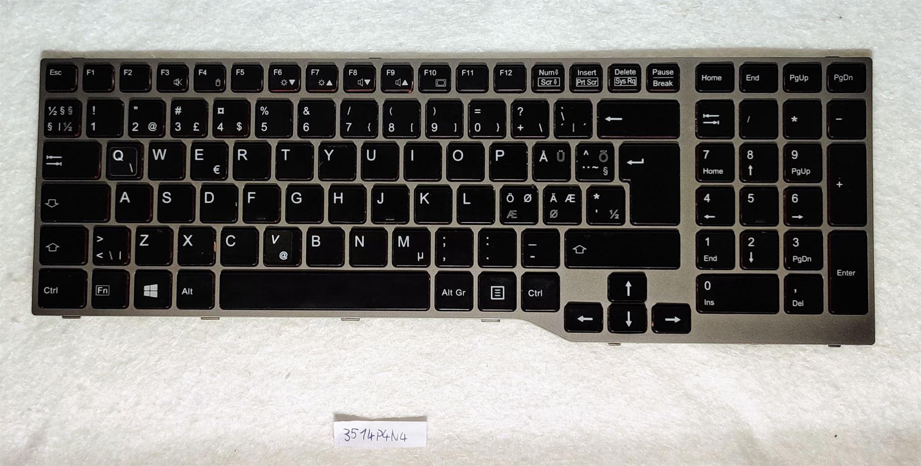 Original Fujitsu MP-12S76DN6D85W Tastatur Laptop Teile Schneller Versand
