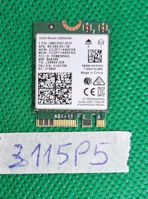 Original HP 851594-001 8265NGW Wireless-Karte für 15-BL 15-BL112DX (CB77) Laptop-Teile