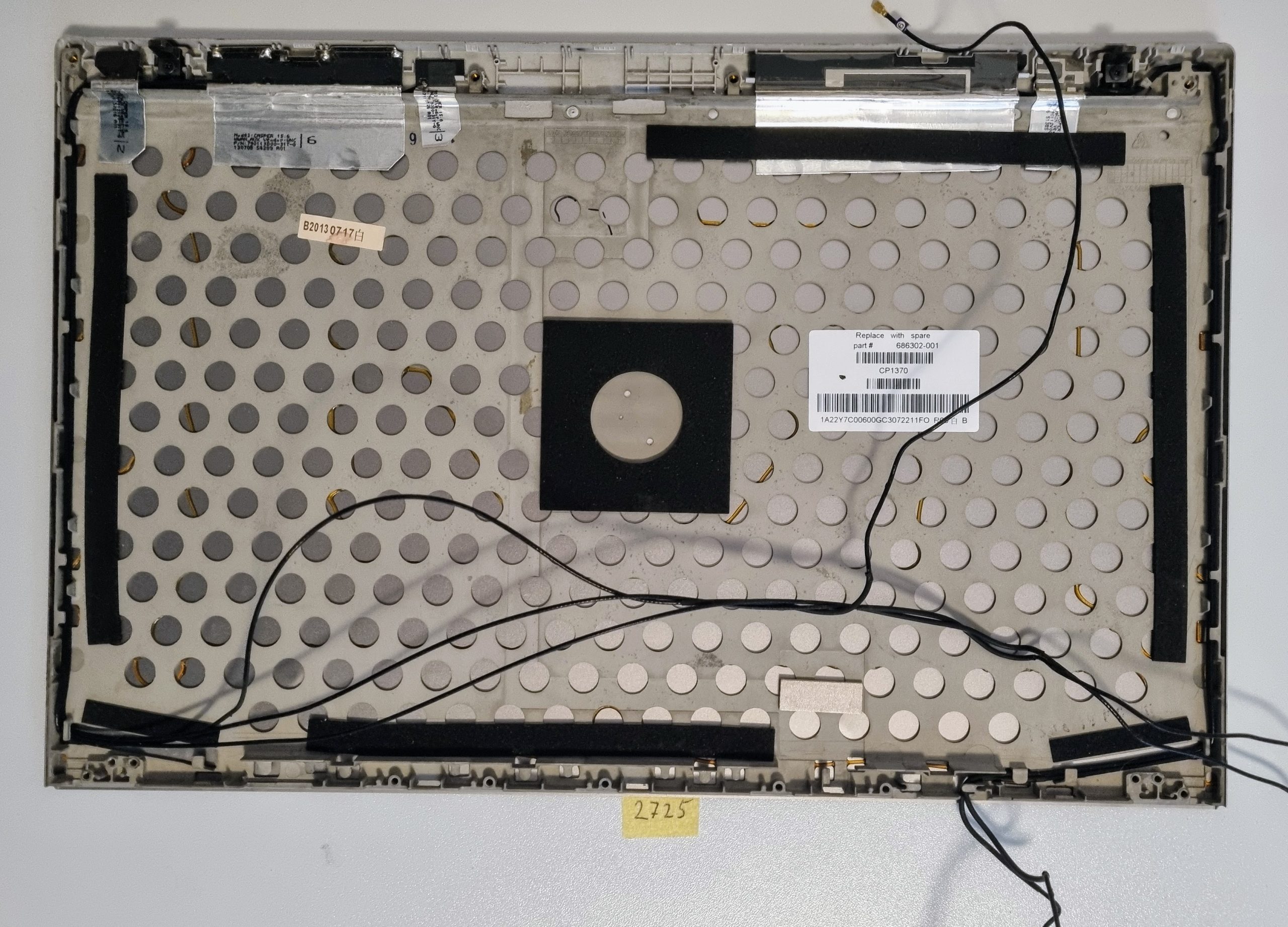 Original HP EliteBook 8570P 686302-001 LCD-Rückdeckelabdeckung - Laptop-Teile – Bild 2