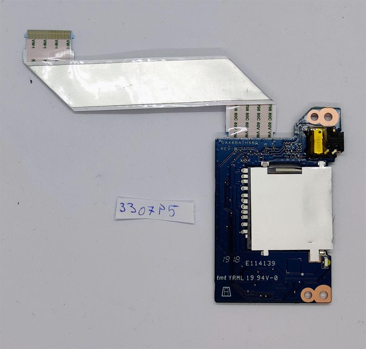 Original HP ProBook 440 G5 14 Laptop Audio Jack Kartenleser Board mit Kabel DAX8BATH6B0 – Bild 2