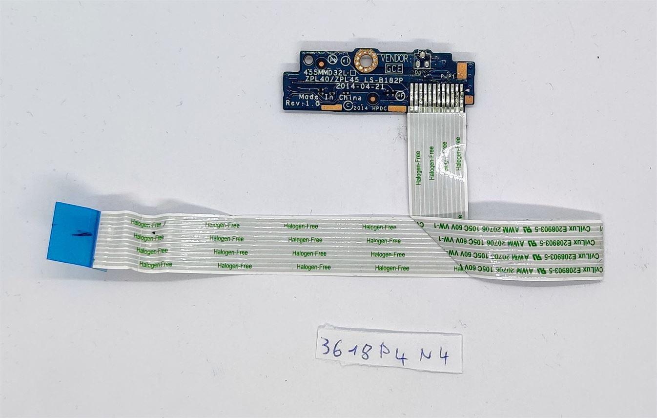 Original HP ProBook 450 G2 Laptop WiFi Sound Mute Board LS-B182P mit Kabel - OEM – Bild 2