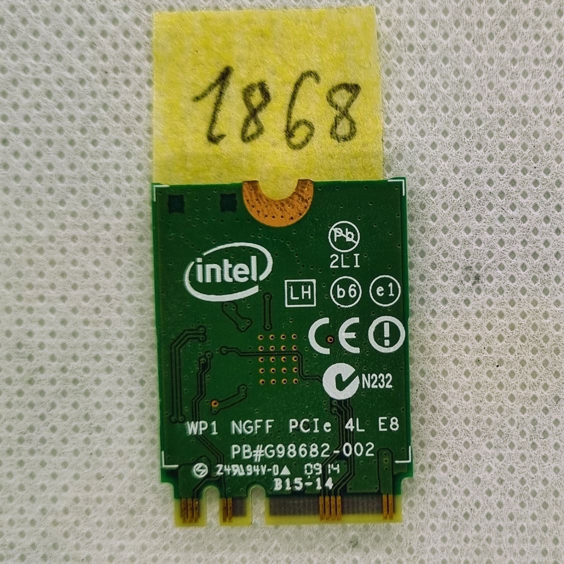 Original Intel Dual Band Wireless AC-3160 Karte + Bluetooth 3160NGW 802.11ac M.2 – Bild 2