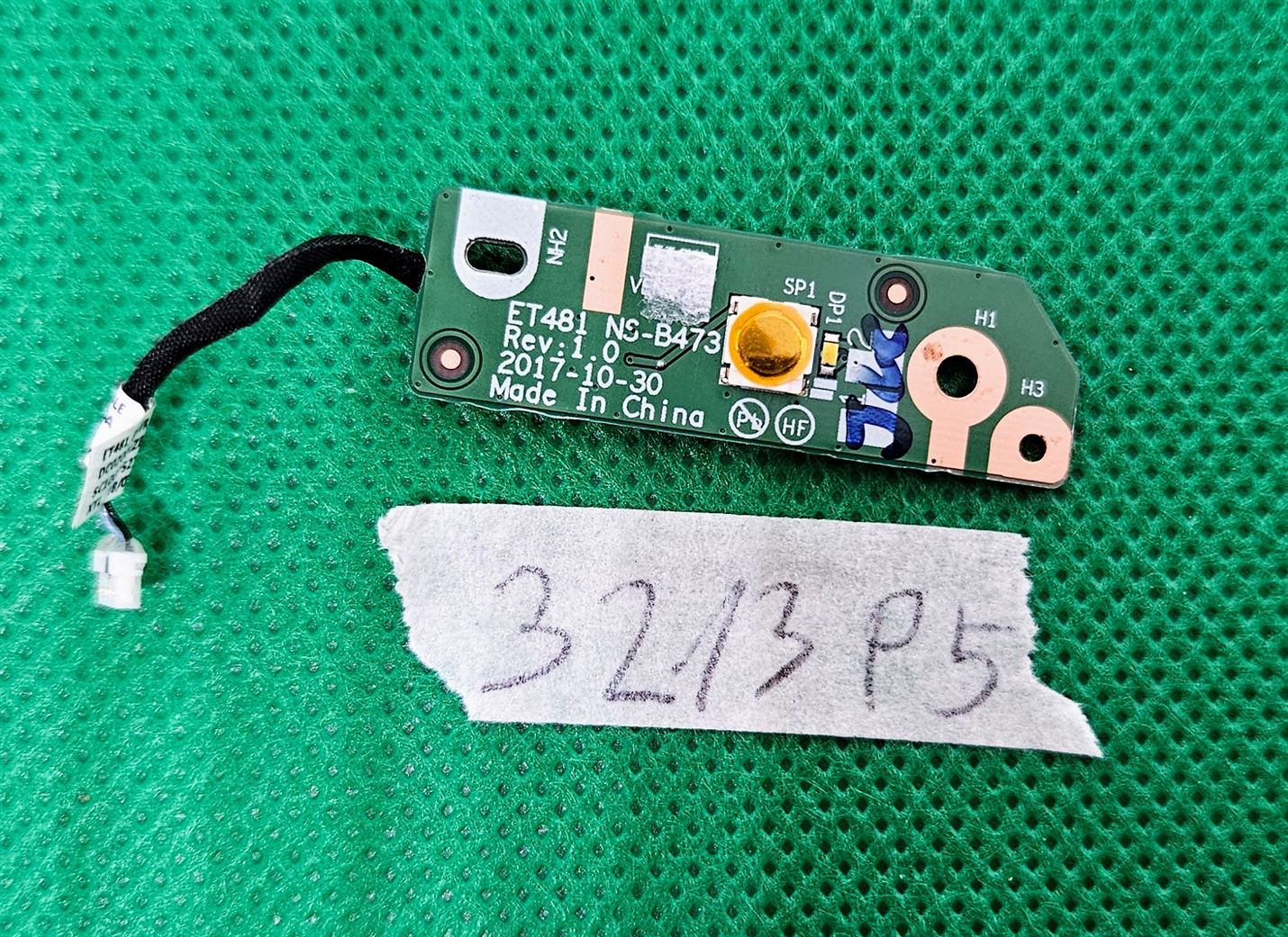 Original Lenovo ThinkPad T480S Power Button Board mit Kabel NS-B473 - Laptop-Teile