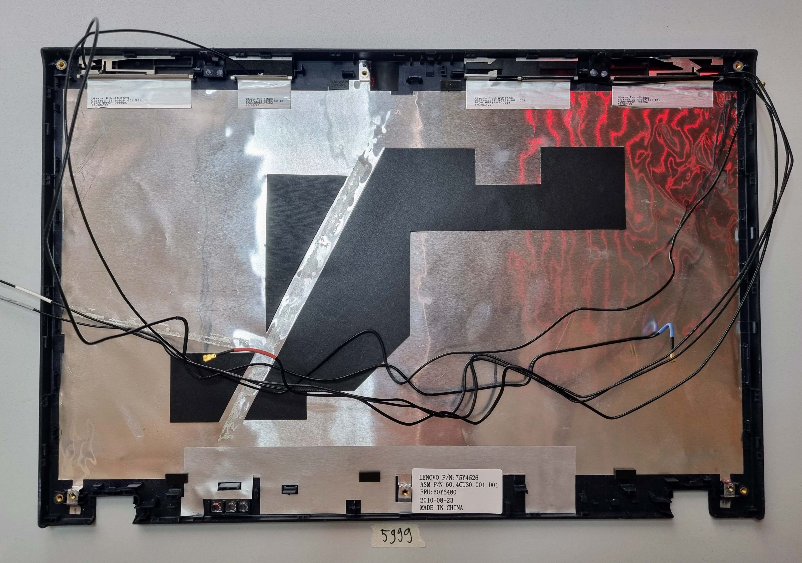 Original Lenovo ThinkPad T510 W510 LCD-Rückabdeckung 75Y4526 Ersatz-Laptopteil – Bild 2