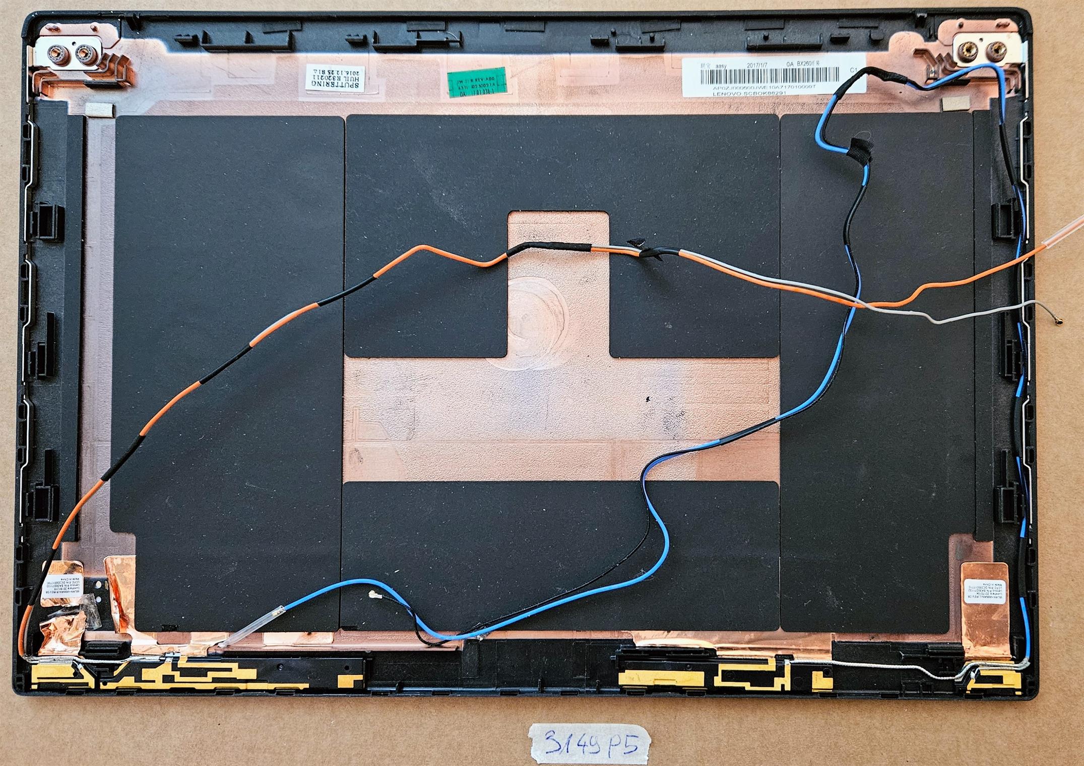 Original Lenovo Thinkpad X260 LCD-Rückabdeckung – ohne Touchscreen | SCBOK88291 AP0ZJ000600 – Bild 2
