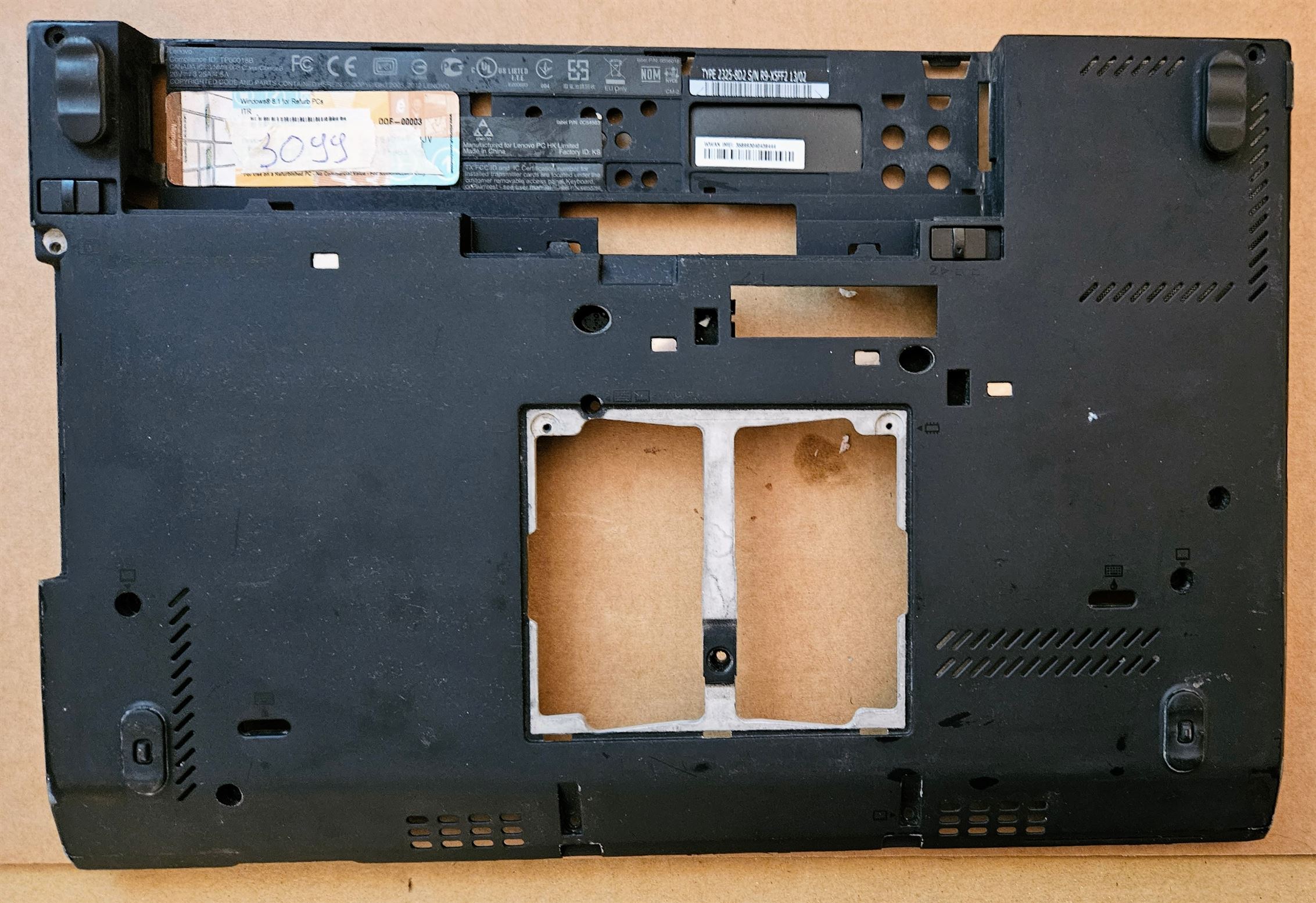 Original Lenovo X230 Untere Gehäuseabdeckung 30.4RA02.XXX - Laptop-Teile-Ersatz