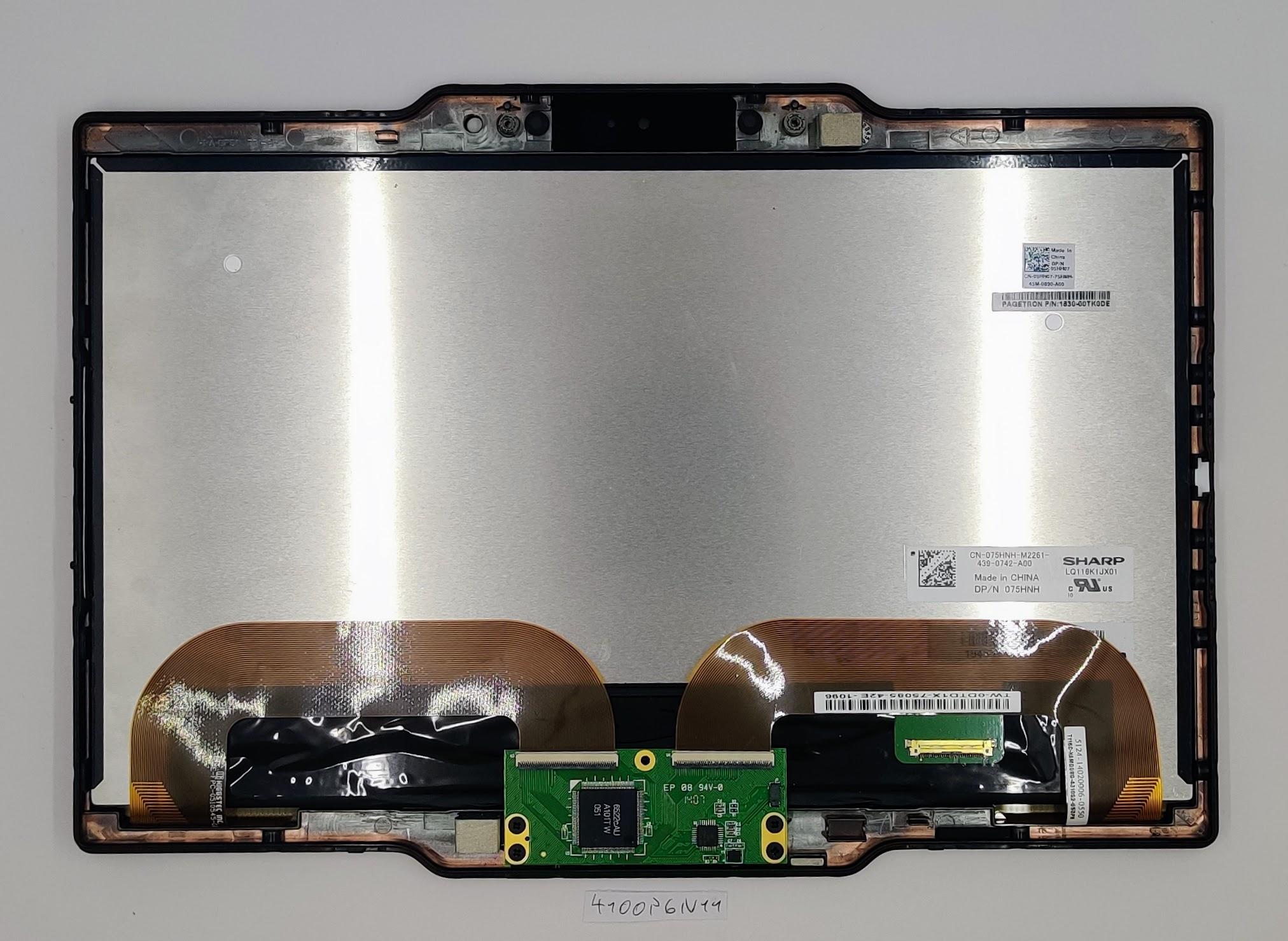 Original-Ersatz-Laptop-LCD-Touchscreen-Display 11,6 Zoll für Dell Latitude 12 Rugged Extreme 7204 GVGPF 0GVGPF CN-0GVGPF 75HNH 075HNH