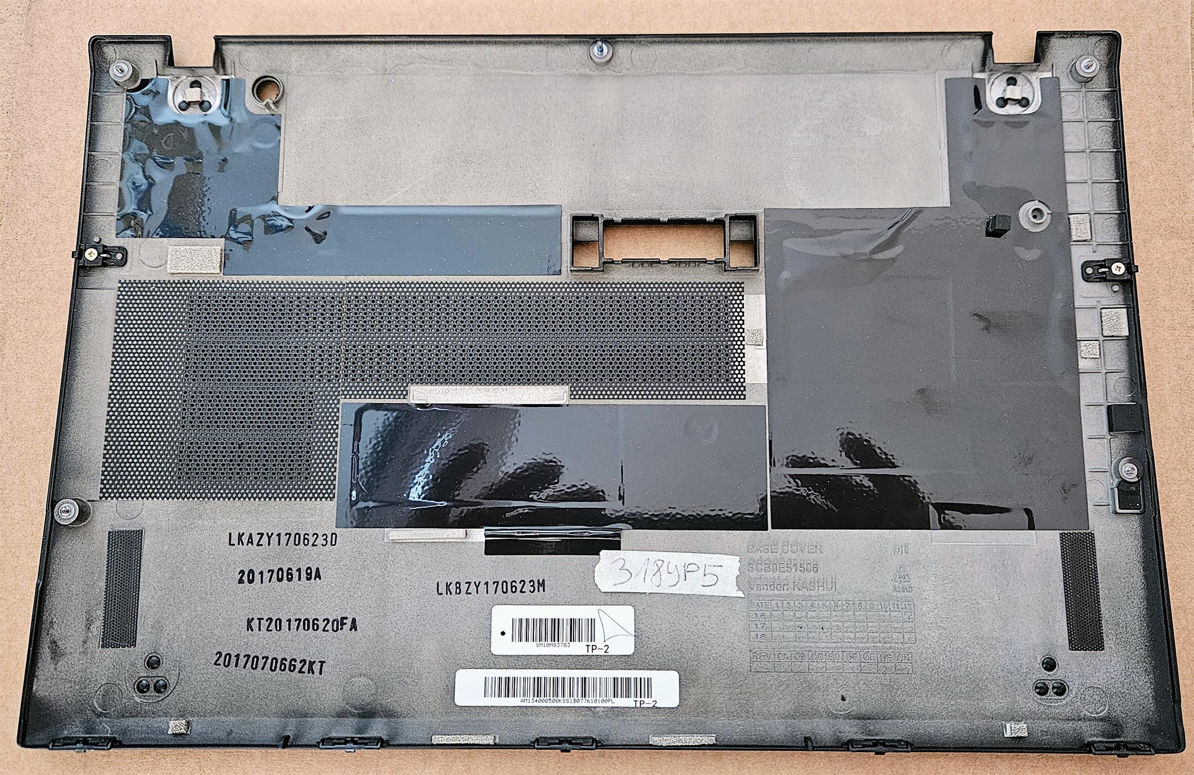 Original Lenovo ThinkPad T460S Gehäuseunterteil FRU 00JT981 AM0YU000700 SCB0E51506 Laptop-Teile – Bild 2