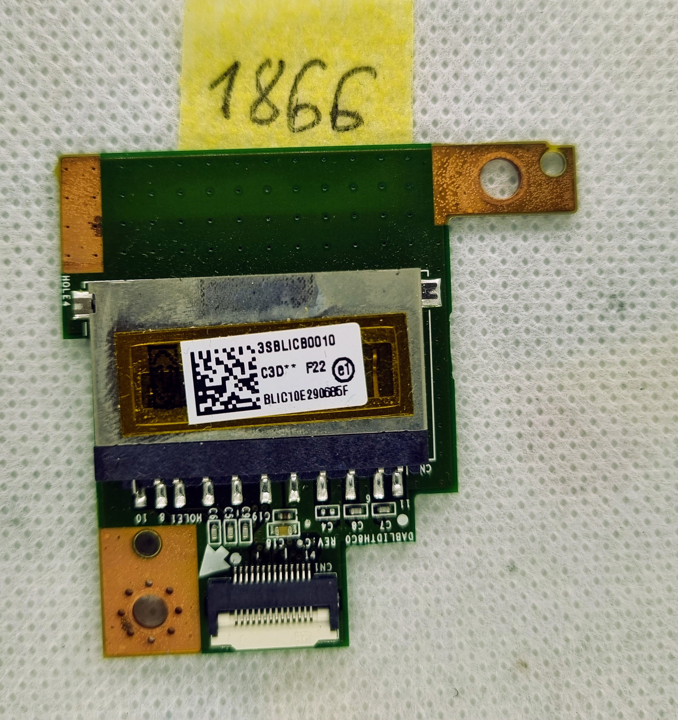 Original Toshiba Satellite L50 S50 SD-Kartenleser DABLIDTH8C0 3SBLICB0010