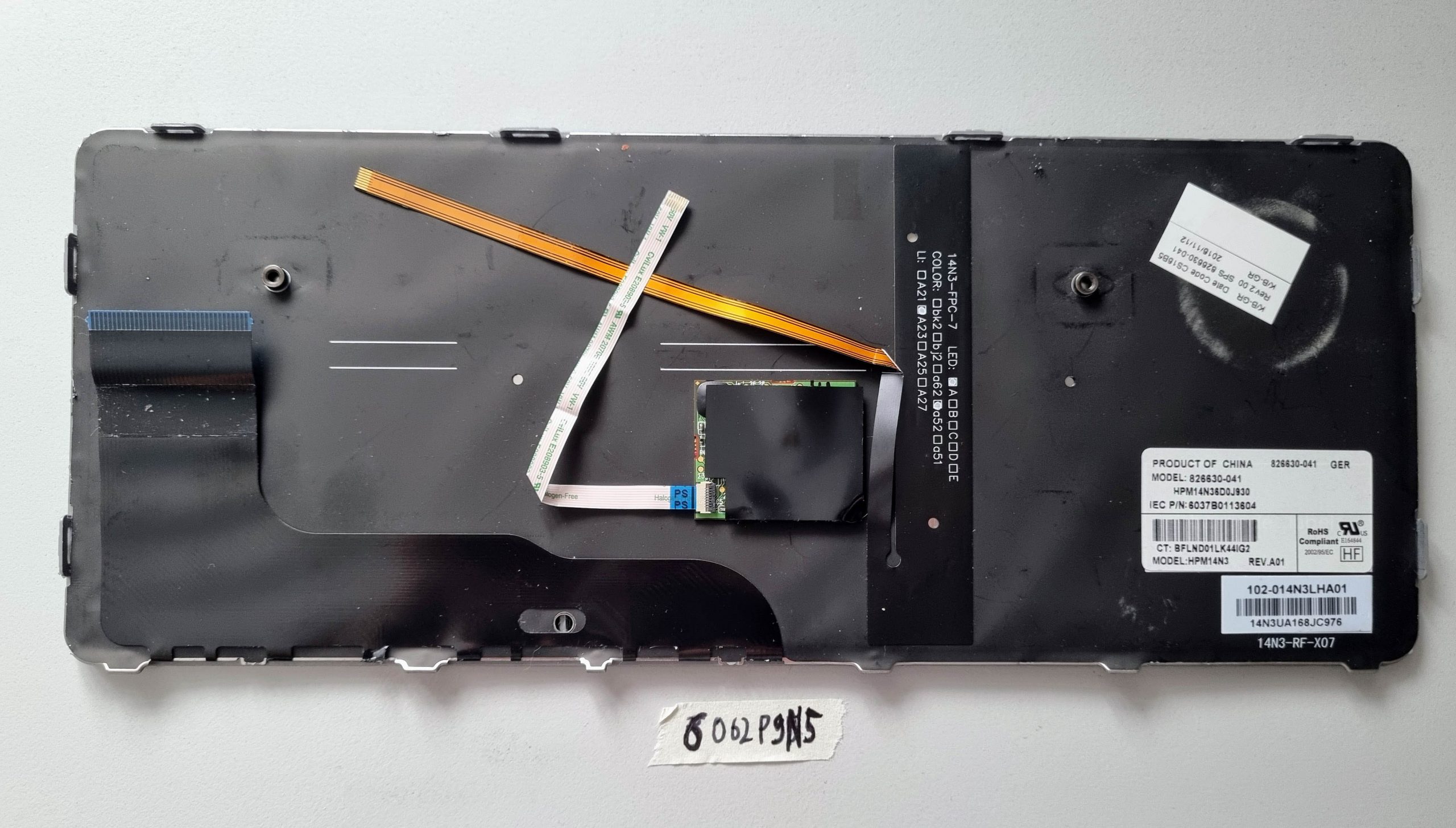 Deutsche QWERTZ-Tastatur für HP EliteBook 820 G3 – Laptop-Teile ersetzen 826630-041 – Bild 2