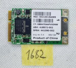 HP 441090-002 WIRELESS LAN 802.11BG MINI PCI ADAPTERKARTE