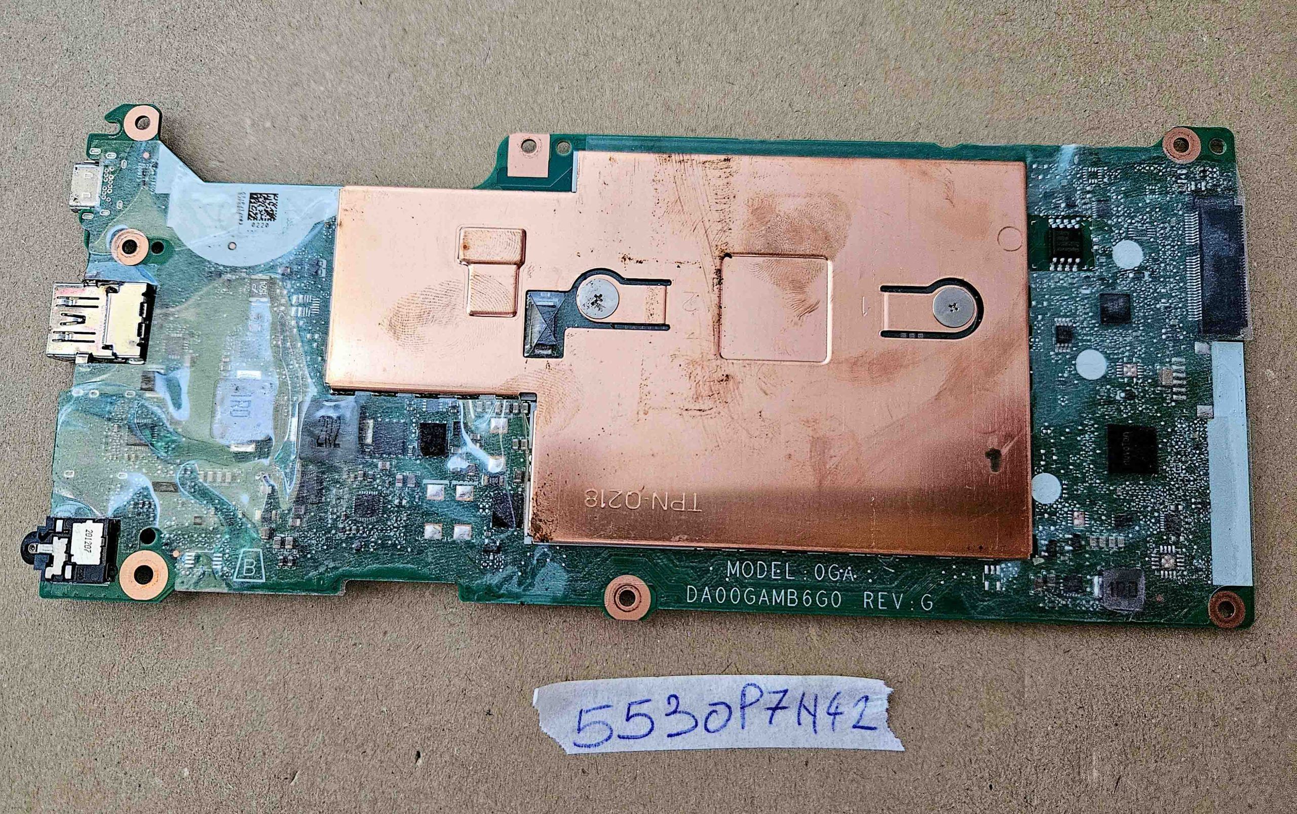 HP Chromebook 14 G6 Motherboard L90427-001 Cel N4120 8GB 64GeMMC mit Kühlkörper