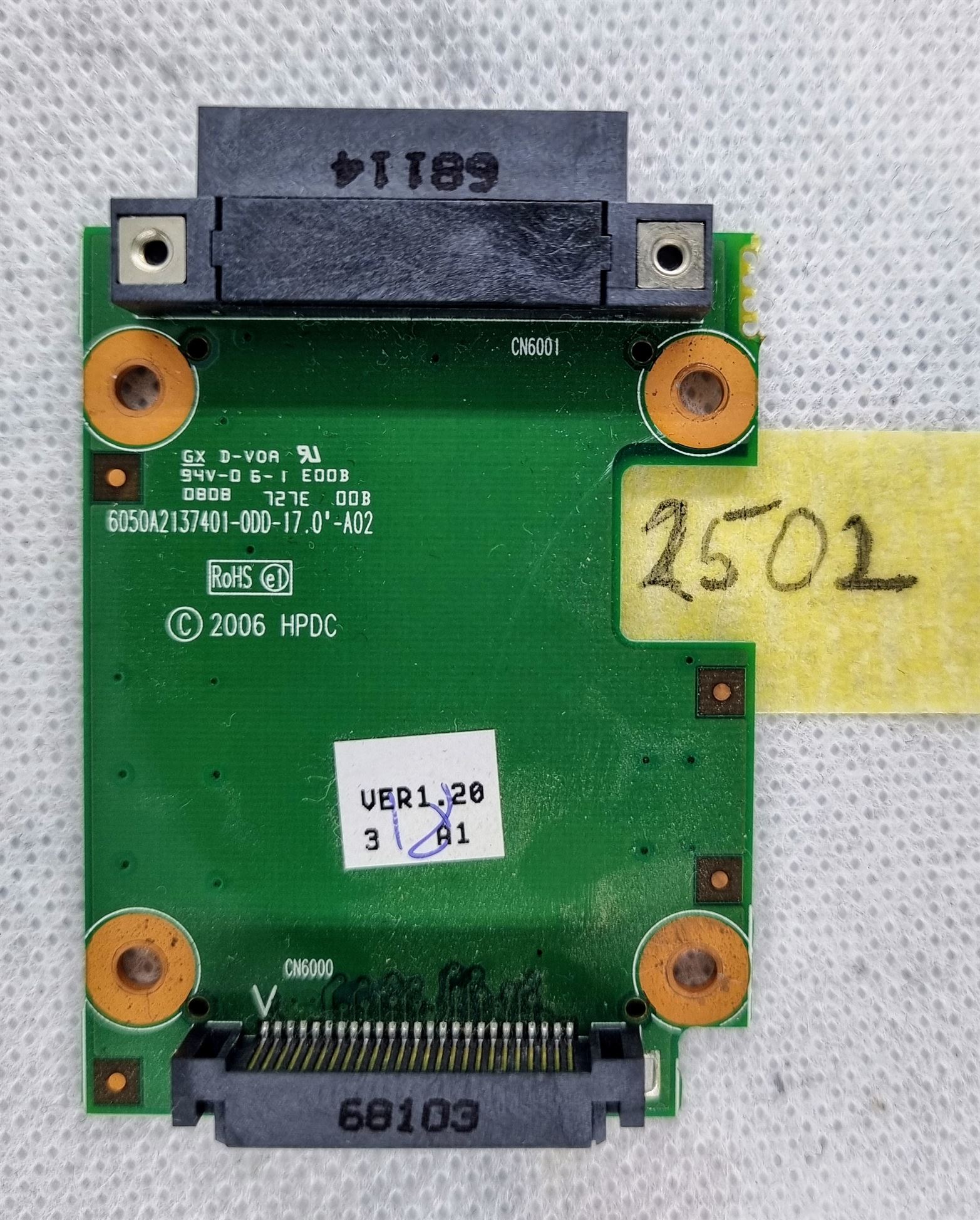 HP Compaq 6820s 6050A2137401-0DD-17.0-A02 DVD-Player-Anschluss – Original-OEM-Teil