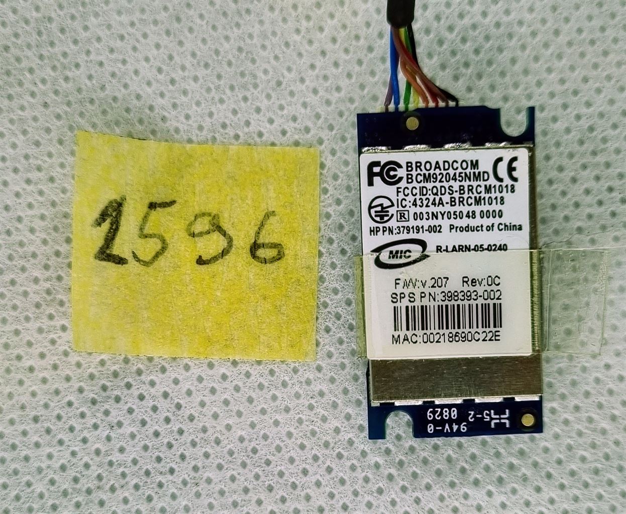 HP Compaq nx7300 339393-002 BCM92045NMD Bluetooth-Modulkarte