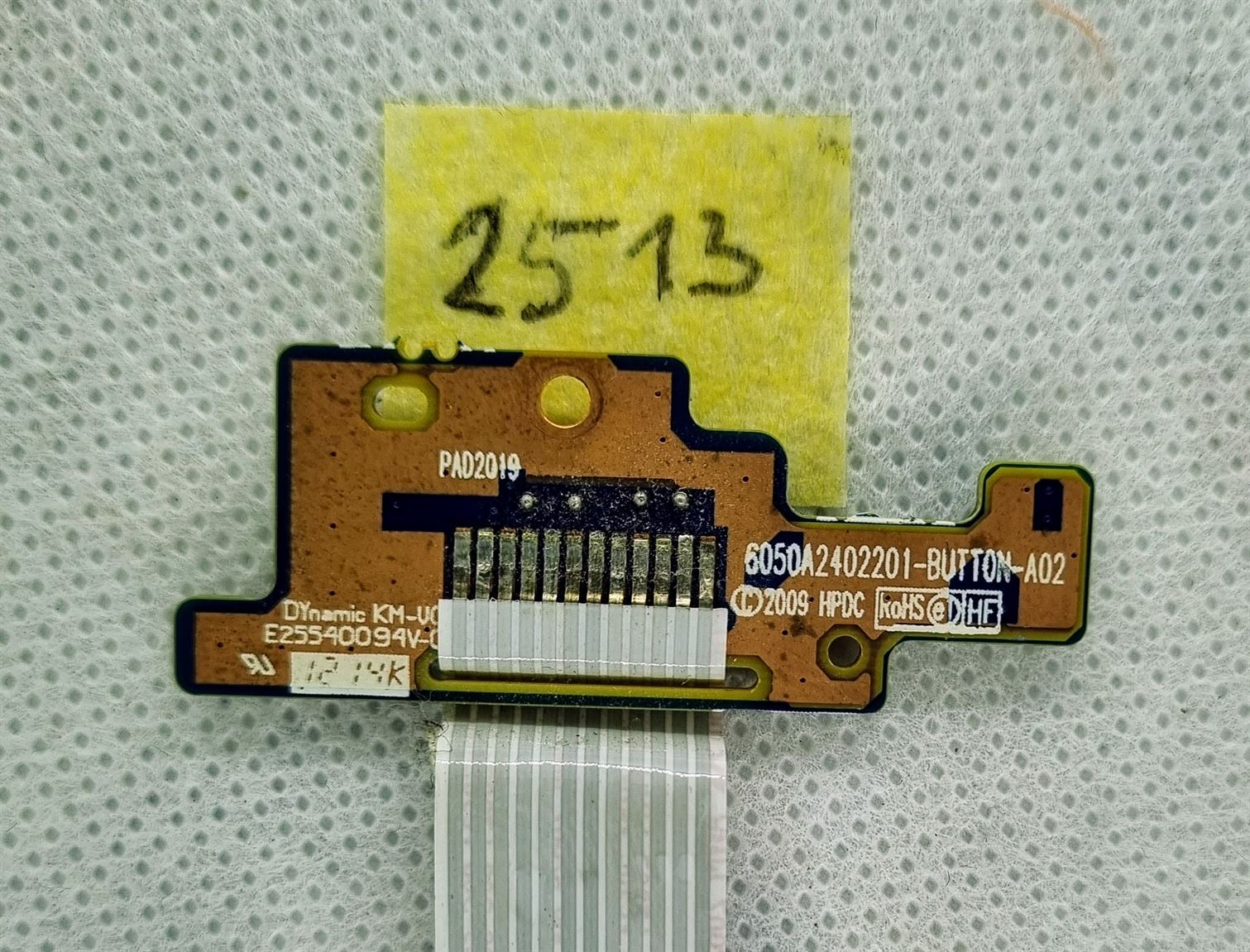 HP EliteBook 2560p Funktionstastenplatine 6050A2402201 mit Flachbandkabel – Bild 2