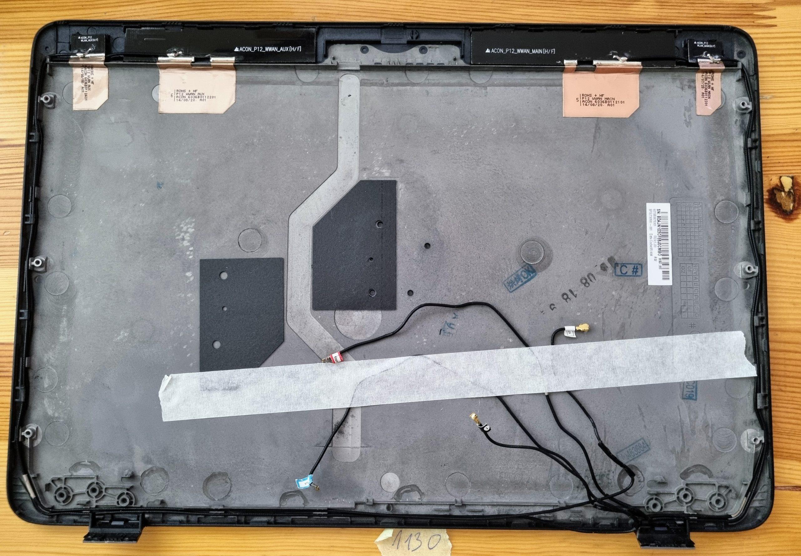 HP EliteBook 720 725 820 G1 G2 Eine Schale Bildschirm Rückseite 730561-001 – Bild 2