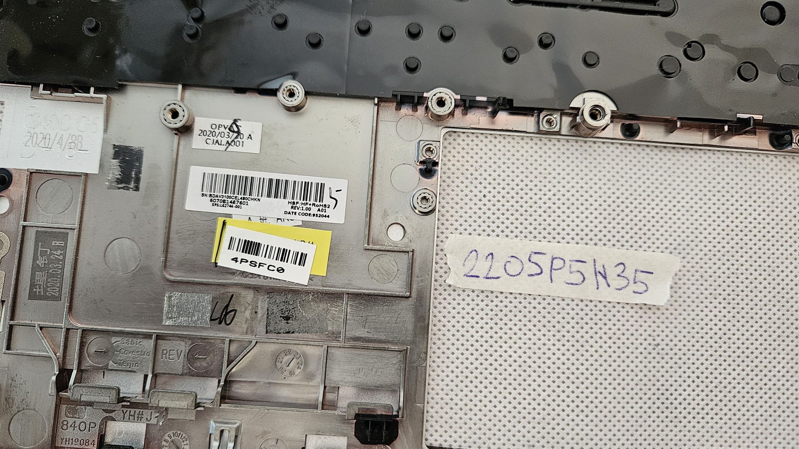 HP EliteBook 745 G5 840 G6 Handauflage L21975-001 – Original-Ersatzteil – Bild 4