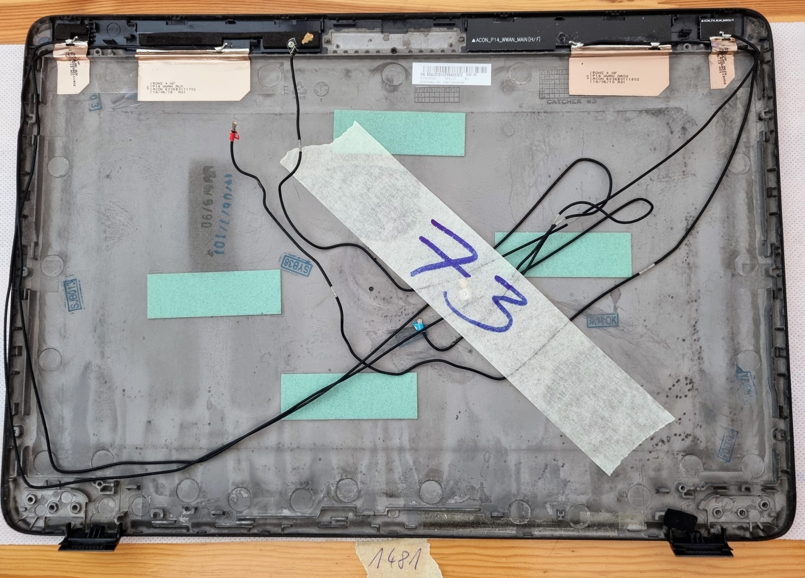 HP EliteBook 840 G1 14" LCD-Rückseite 730949-001 m164 – Bild 2