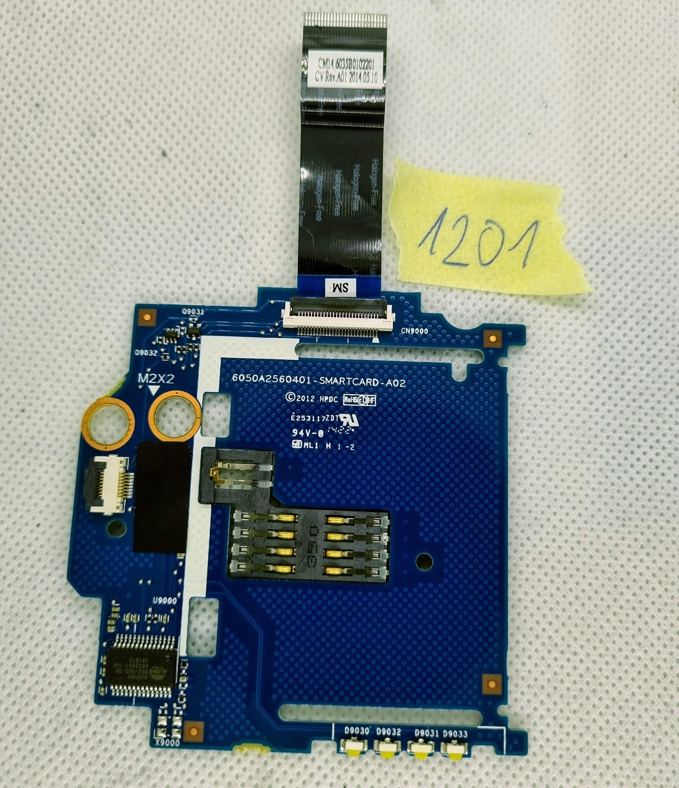 HP EliteBook 840 G1 Serie Laptop Smart Card Reader Board 6050A2560401