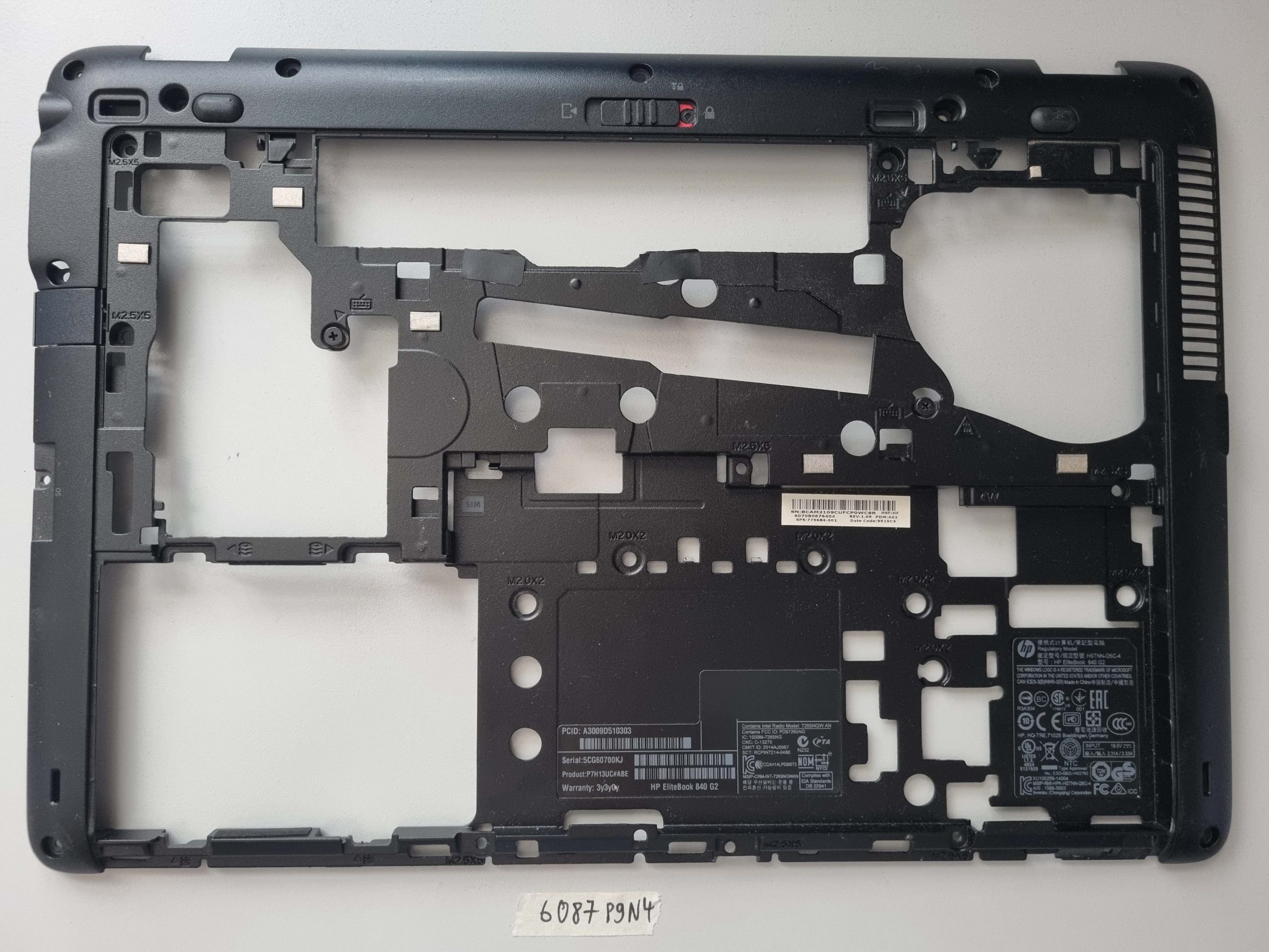 HP EliteBook 840 G1 G2 Untere Abdeckung 765809-001 - Ersatz-Laptopteil