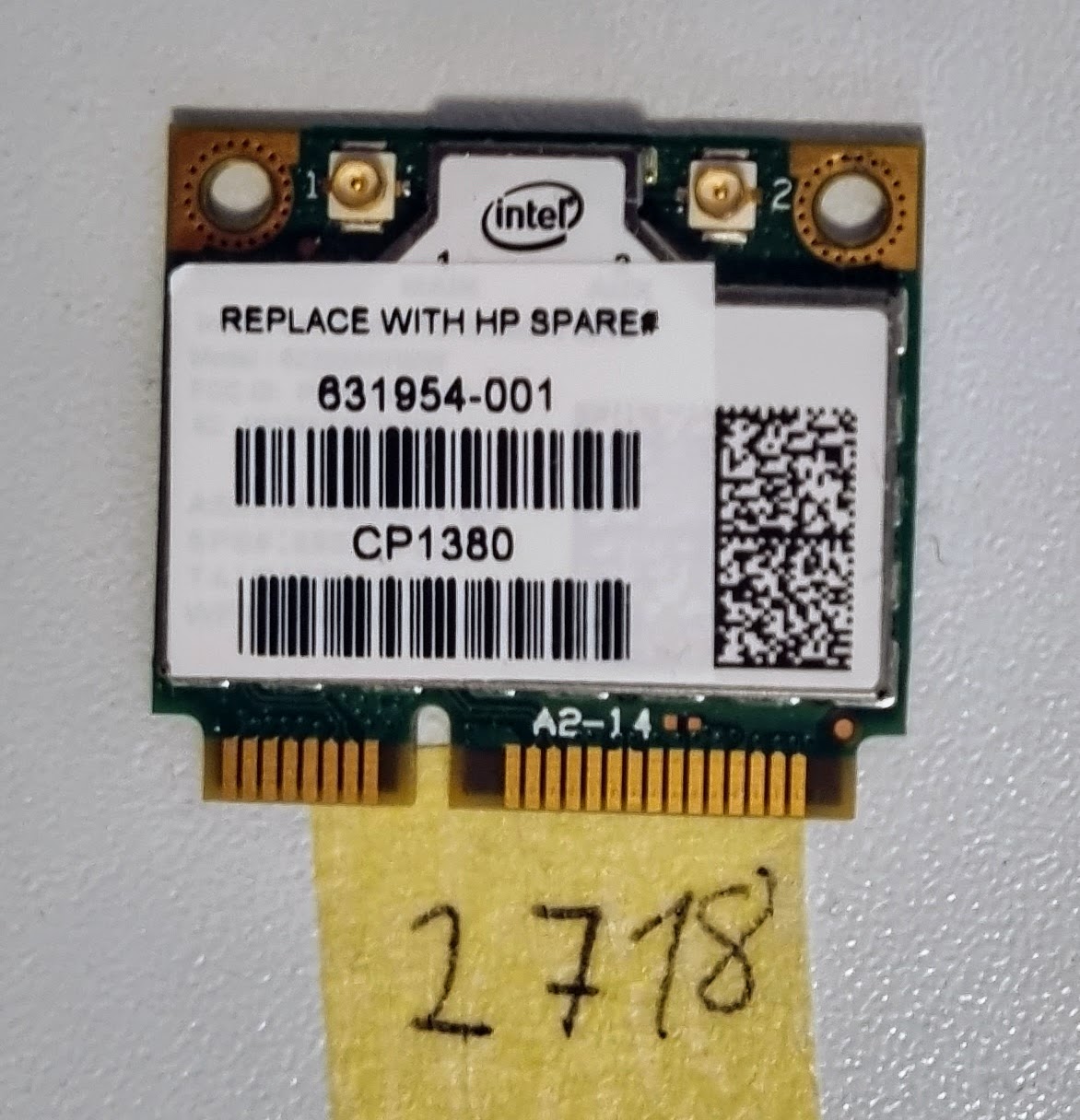 HP Elitebook WiFi-Karte 631954-001 Intel 6205ABGN 2.4G-5G Wireless-Adapter Laptop-Teile – Bild 2