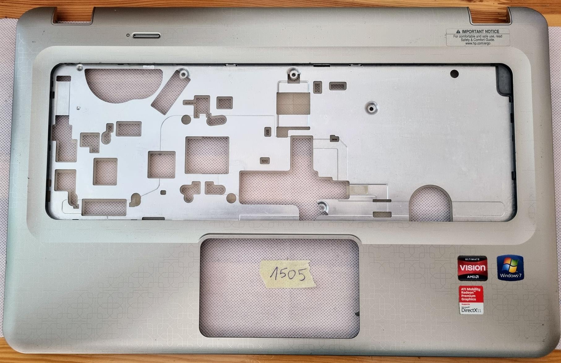 HP Pavilion DV6-3000 3XXX Serie Handauflage RIT3LLX6TP103 604020-001