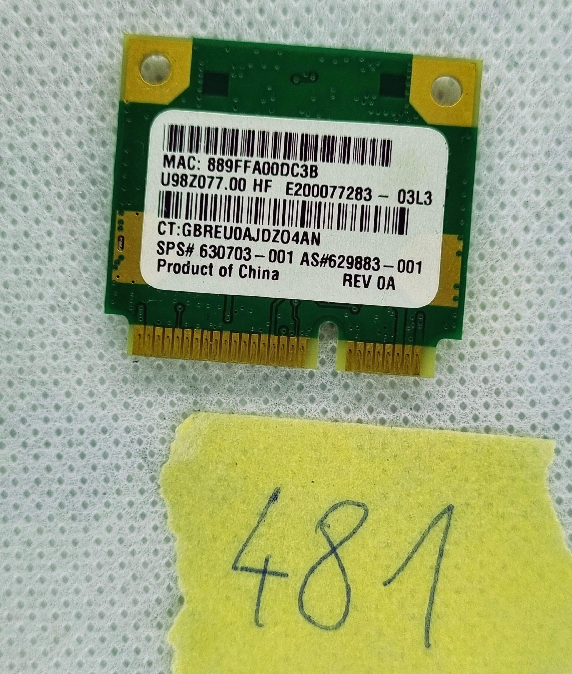 Original HP Pavilion g6 2250sa Drahtlose PCI-WLAN-Karte 690980 629883-001 RT5390 – Bild 2