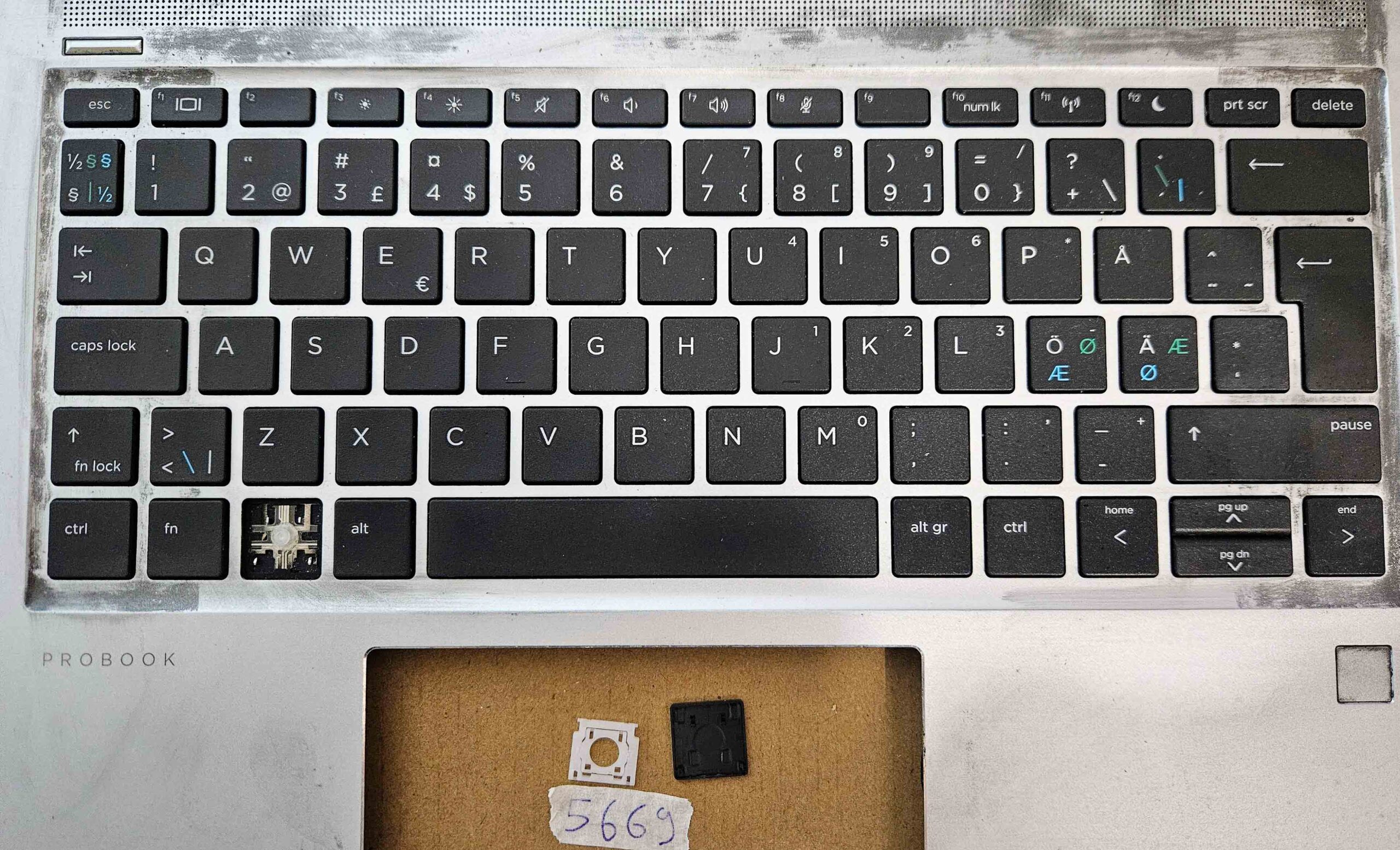 HP ProBook 430 G6 Handauflage und Tastaturtasten – Original-Laptop-Ersatzteil