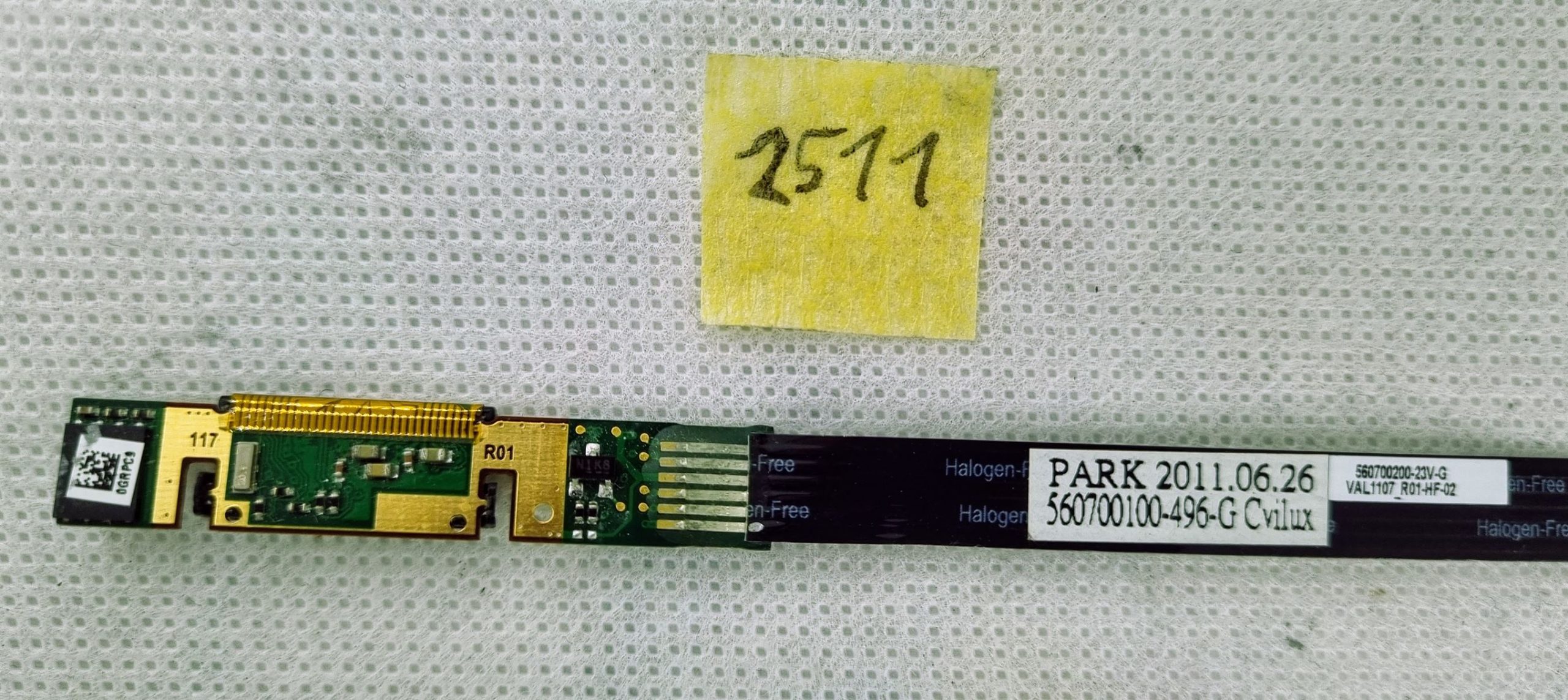 HP ProBook 6560b Fingerabdrucksensor mit Kabel 560700100-496-G – Original-OEM-Teil