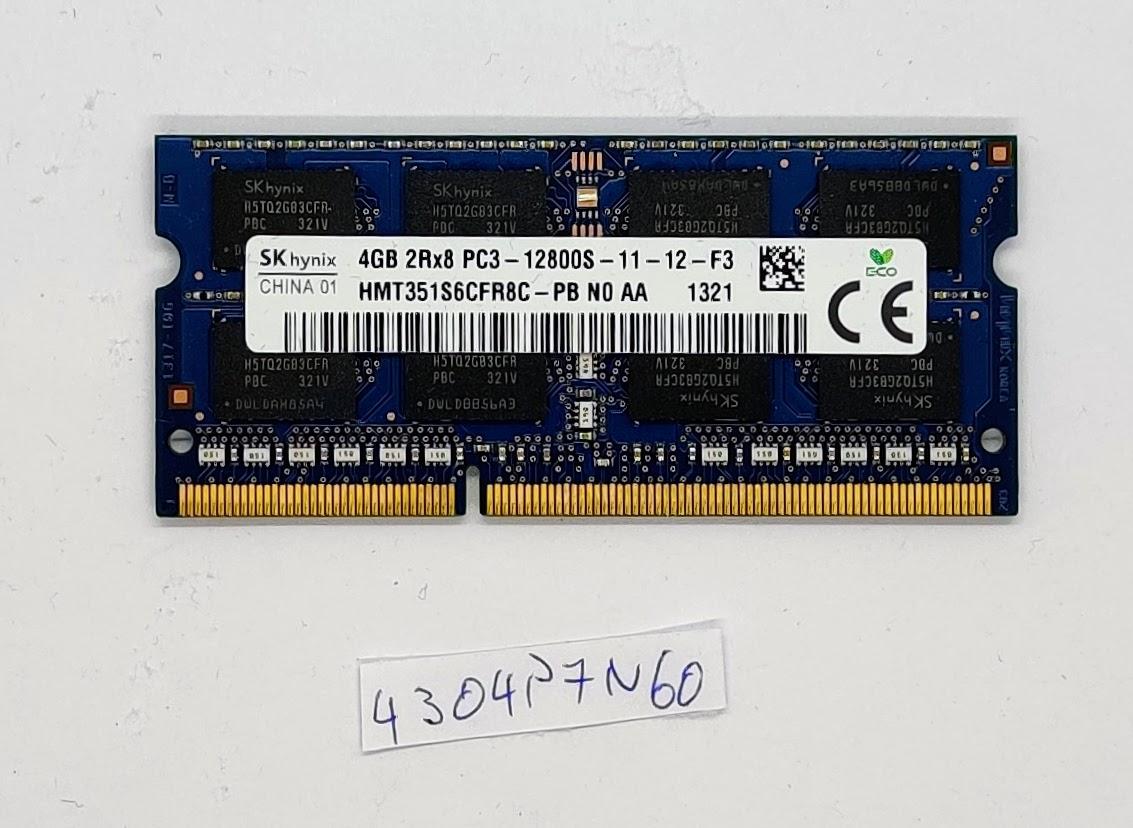 HYNIX 1X4GB 4GB HMT351S6CFR8C-H9 DDR3 4GB 2Rx8 PC3 10600S Laptop-RAM-Speicher