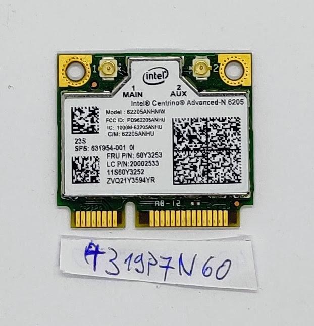 INTEL CENTRINO ADVANCED-N 6205 WIRELESS PCI EXPRESS 62205ANHMW 2,4/5 GHz 0X9JDY – Bild 2