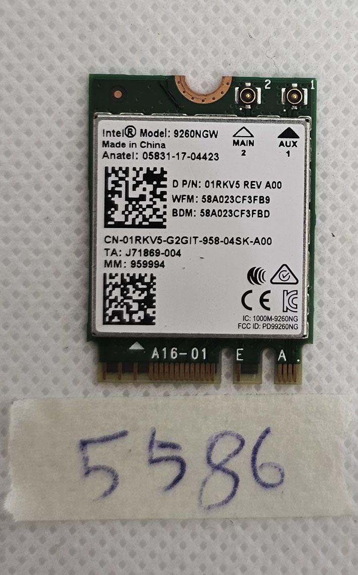 Intel 9260NGW WiFi-Bluetooth-Modul CN-01RKV5 – Original-Ersatzteil