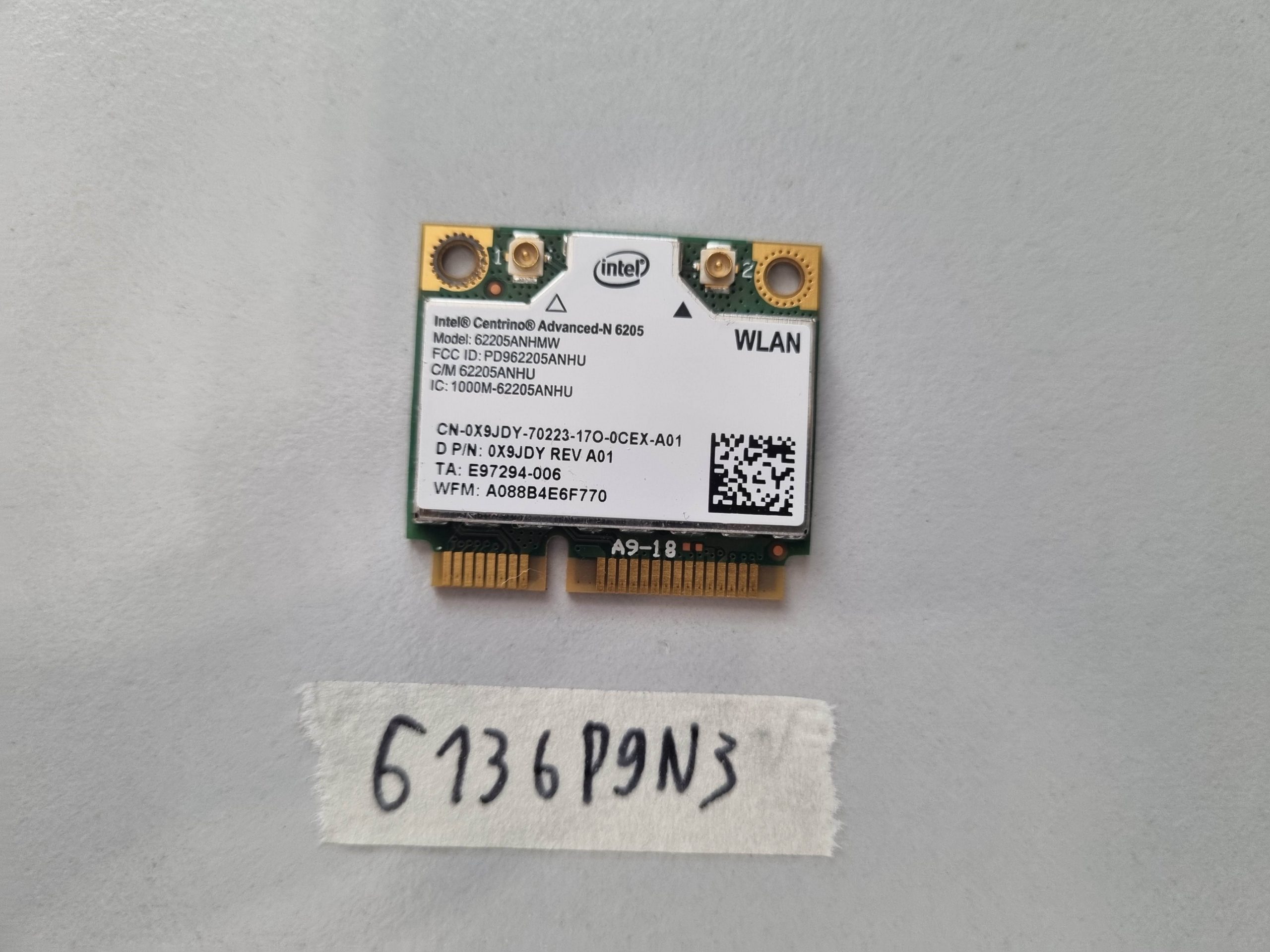 Intel Centrino Advanced-N 6205 Drahtlose WiFi-Karte 62205ANHMW PCIe Laptop-Teile