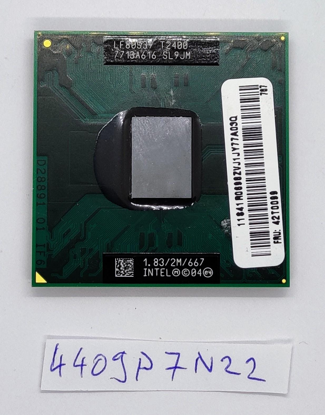 Intel Core Duo Prozessor T2400 2M Cache 1,83 GHz 667 MHz FSB SL9JM