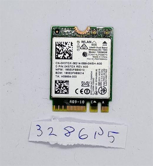 Intel Dual-Band Wireless-AC 7265 WLAN Bluetooth Karte K57GX Laptop Teile