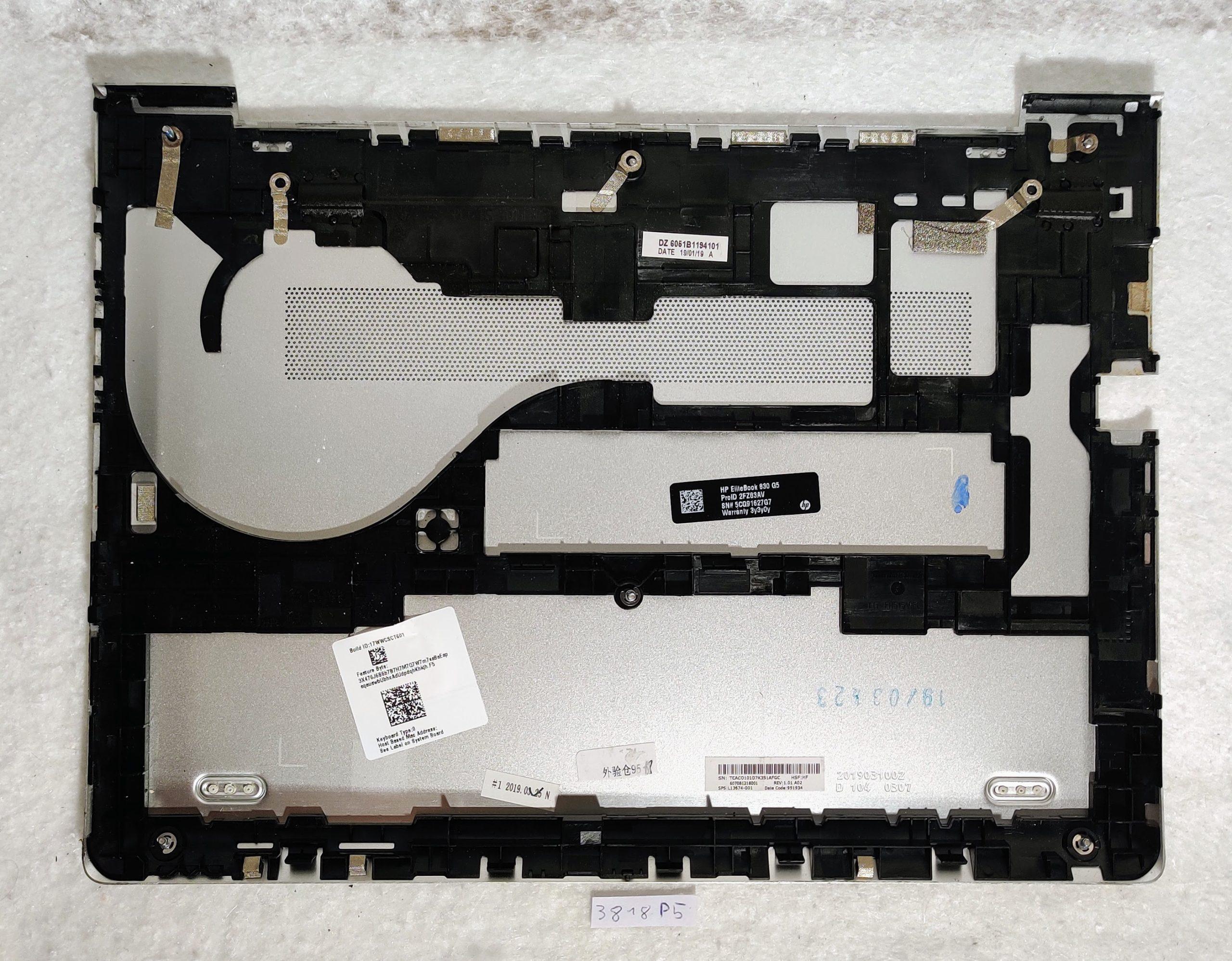 L13674-001 Für HP Elitebook 830 G5 735 G5 Untere Boden Basis Abdeckung Fall D Shell-Original Ersatz – Bild 2