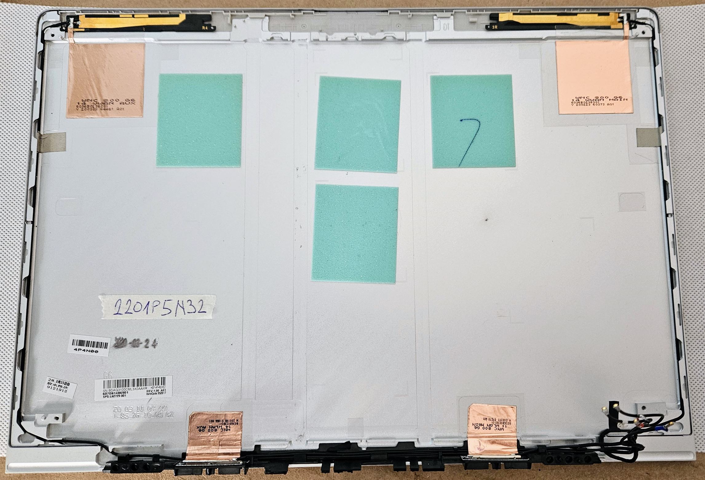 LCD-Rückabdeckung für HP Elitebook 840 G6 745 G6, oberer hinterer Deckel L62729-001, Silber – Bild 2