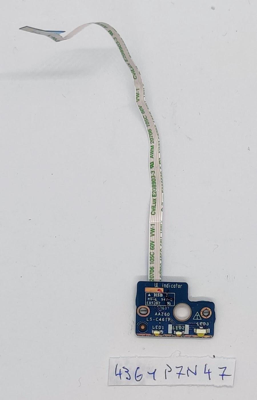 LS-C461P NBX0001TM00 ORIGINAL DELL LED-PLATINE LATITUDE E7470 P61G