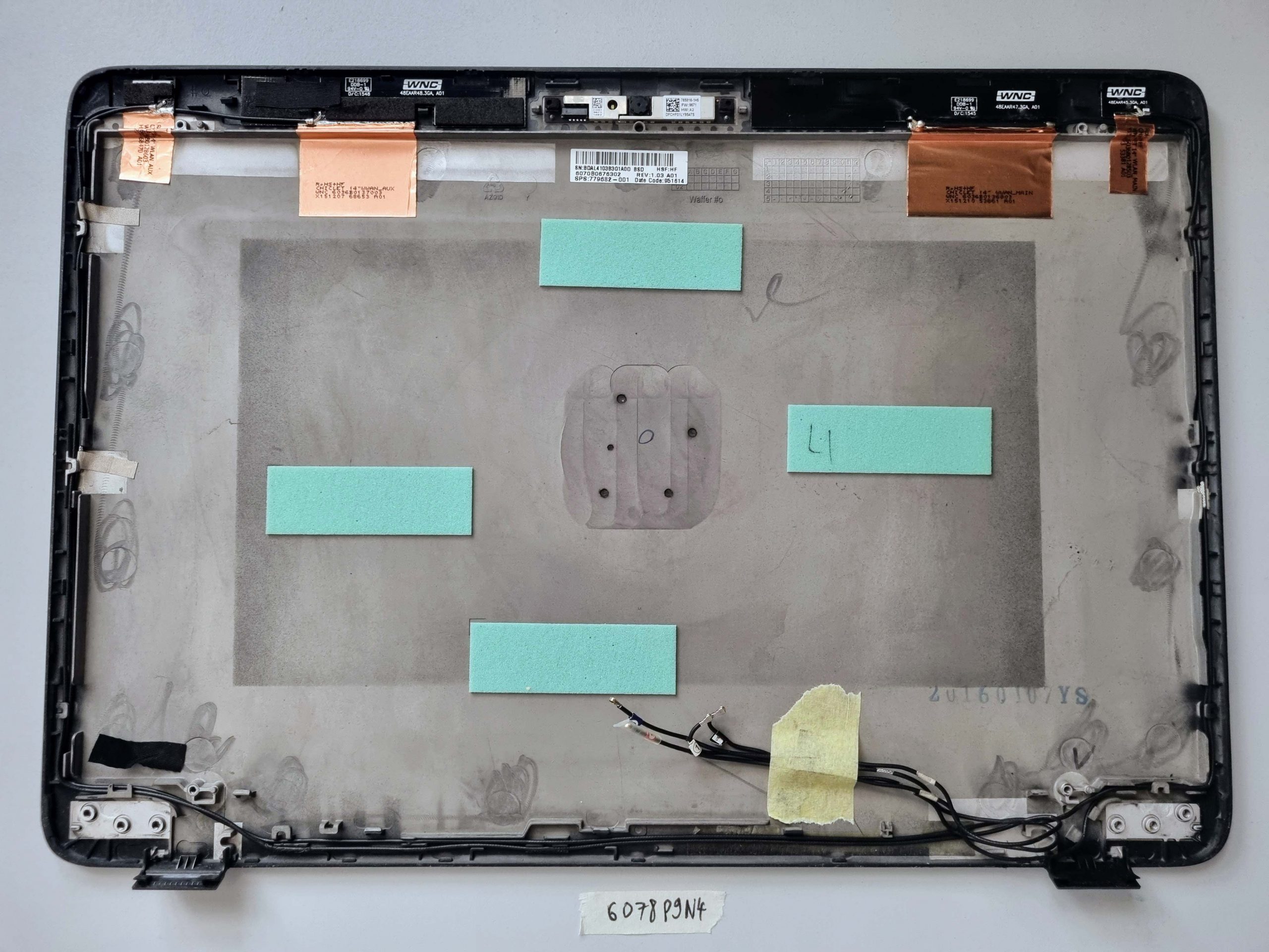 Laptop-Teile LCD-Obere Vorderabdeckung A + B für HP EliteBook 840 G1 G2 740 745 PN 779682-001 – Bild 2