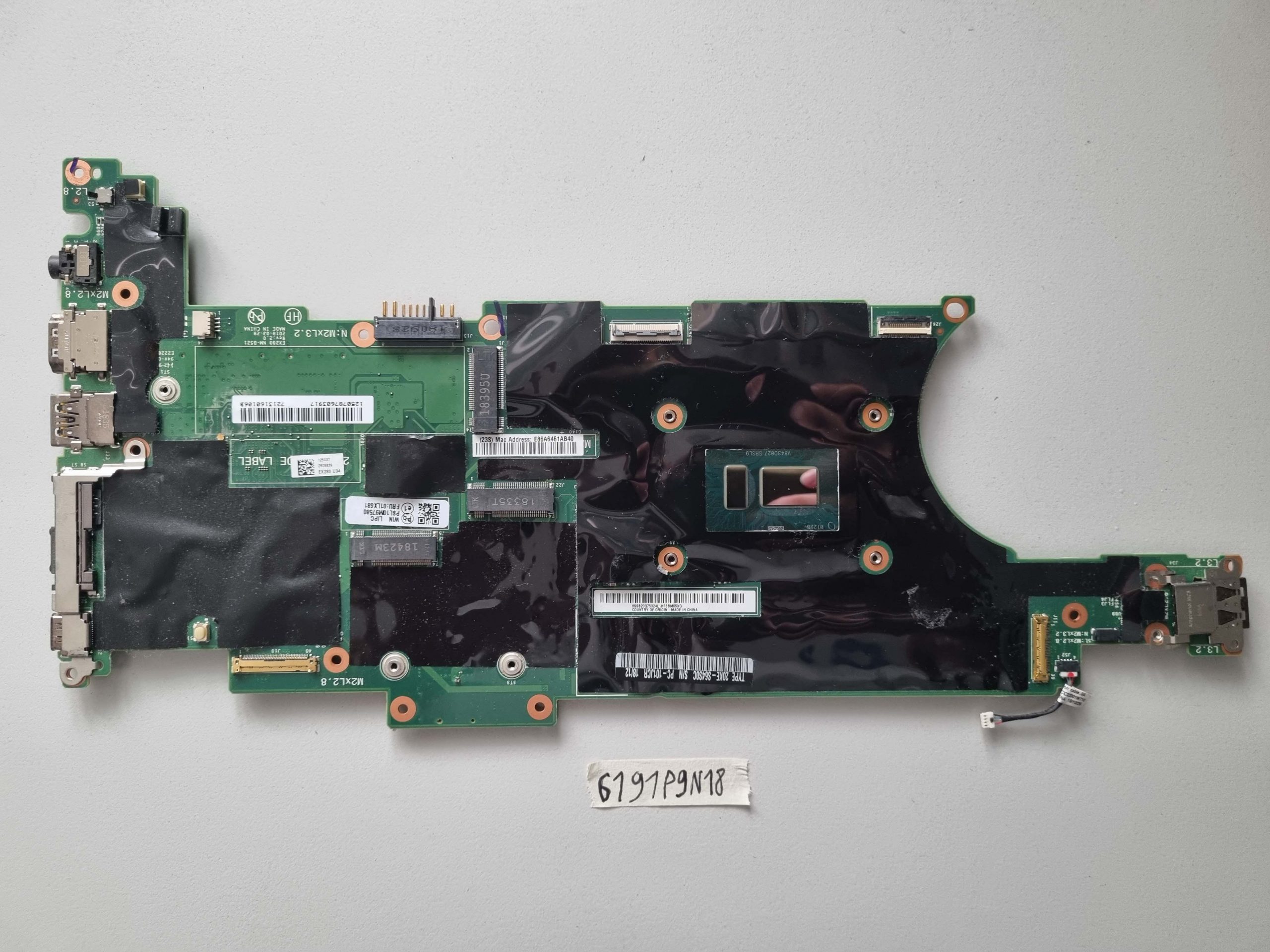 Laptop-Teile | Lenovo ThinkPad X280 Motherboard i5-8350U SR3L9 getestet