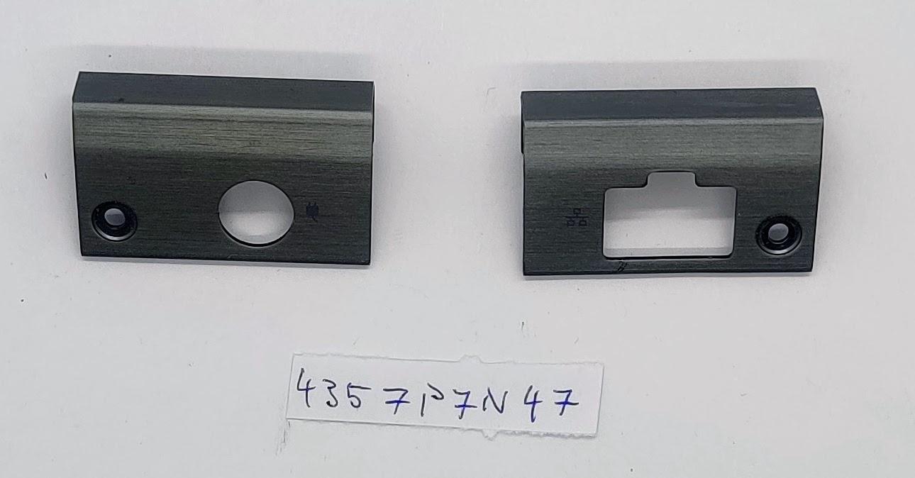Linkes/rechtes Metallscharnierabdeckungsset für Original Dell Latitude E7470 – A60R A60L
