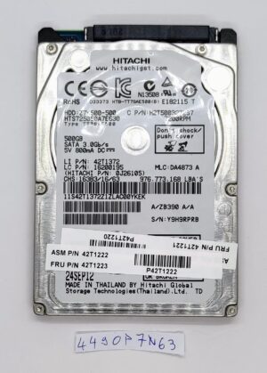 100 % GESUNDHEIT Lenovo 42T1223 – 500 GB 7,2 K U/min SATA 7 mm 2,5 Zoll Festplatte Laptop-Teile HDD