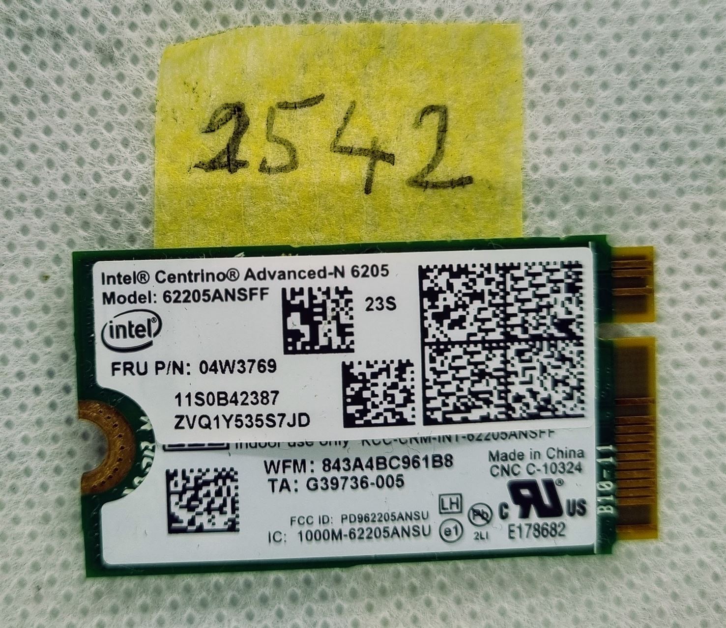 Lenovo THINKPAD X1 Carbon 1. Generation WLAN-Karte Wifi-Karte 04W3769