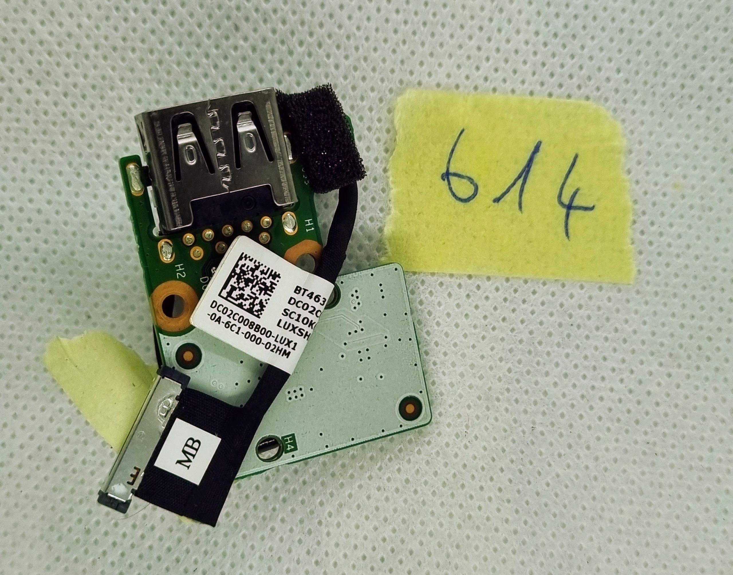 Lenovo ThinkPad 14’’ T460P Original Laptop USB-Platine mit Kabel NS-A612 DC02C008B00 – Bild 2